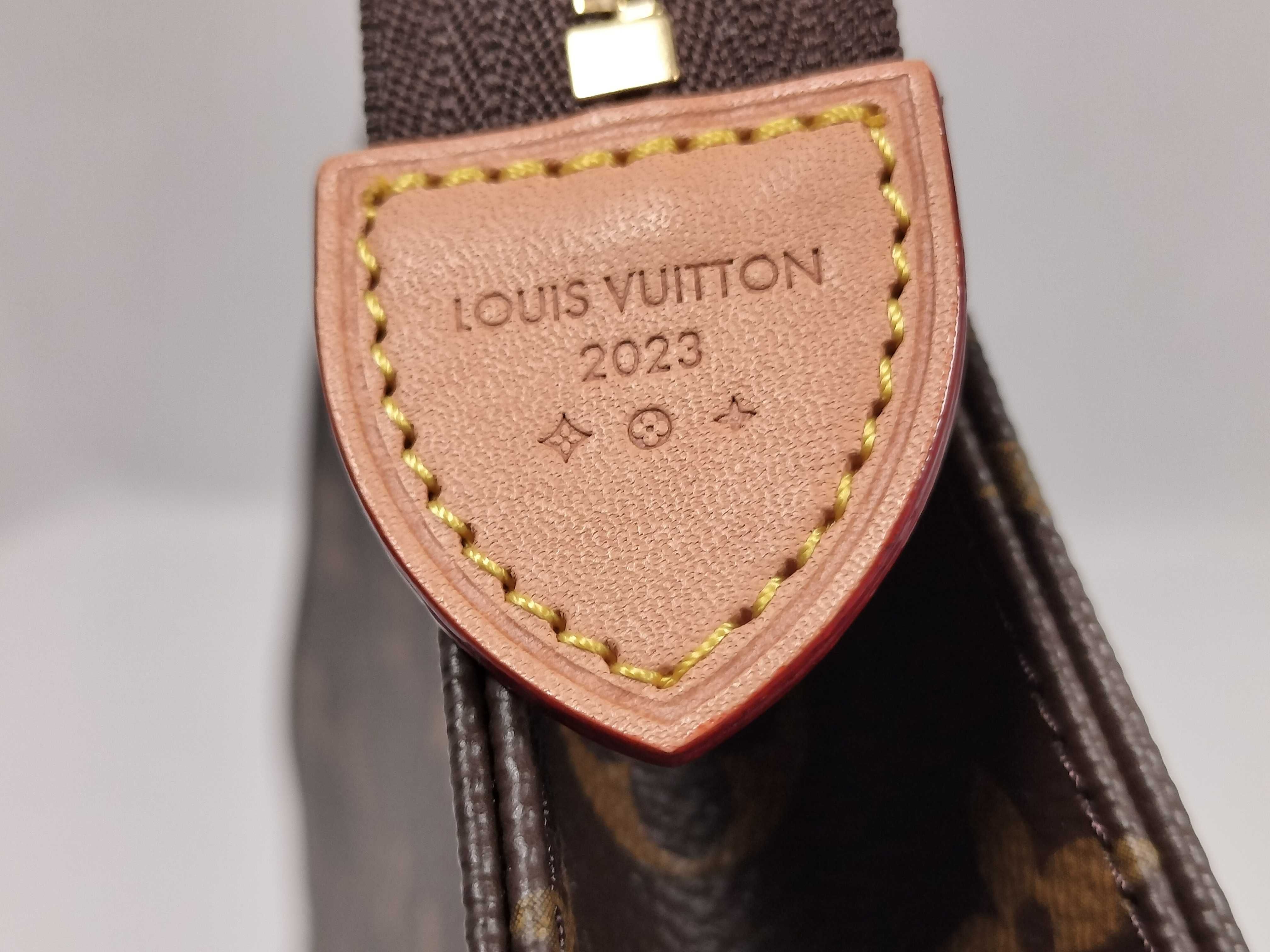 Monogram Pochette Toilette 26 M47542 Brown Clutch Bag (RFID detected) — view 7