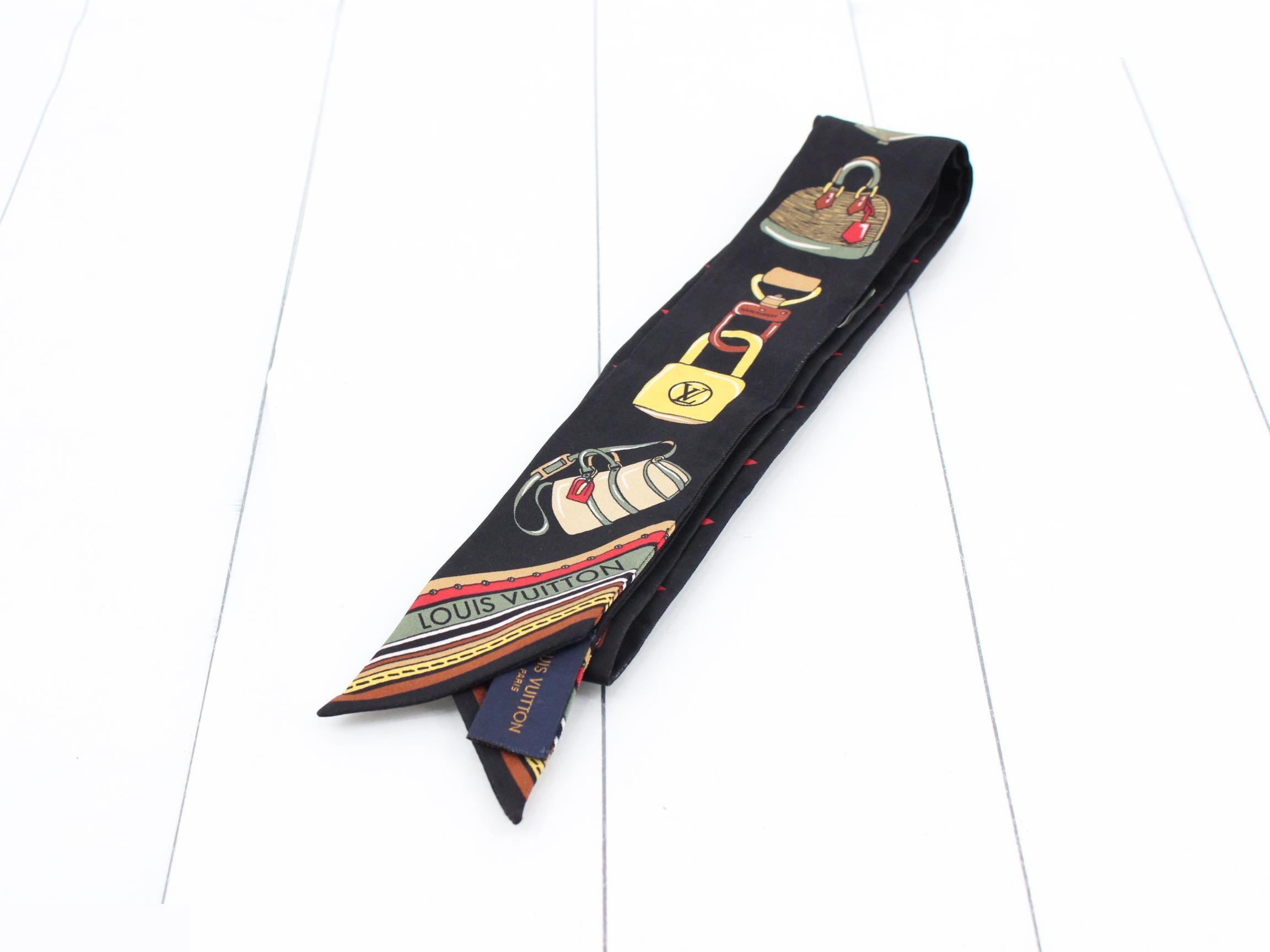 Silk Twilly Black