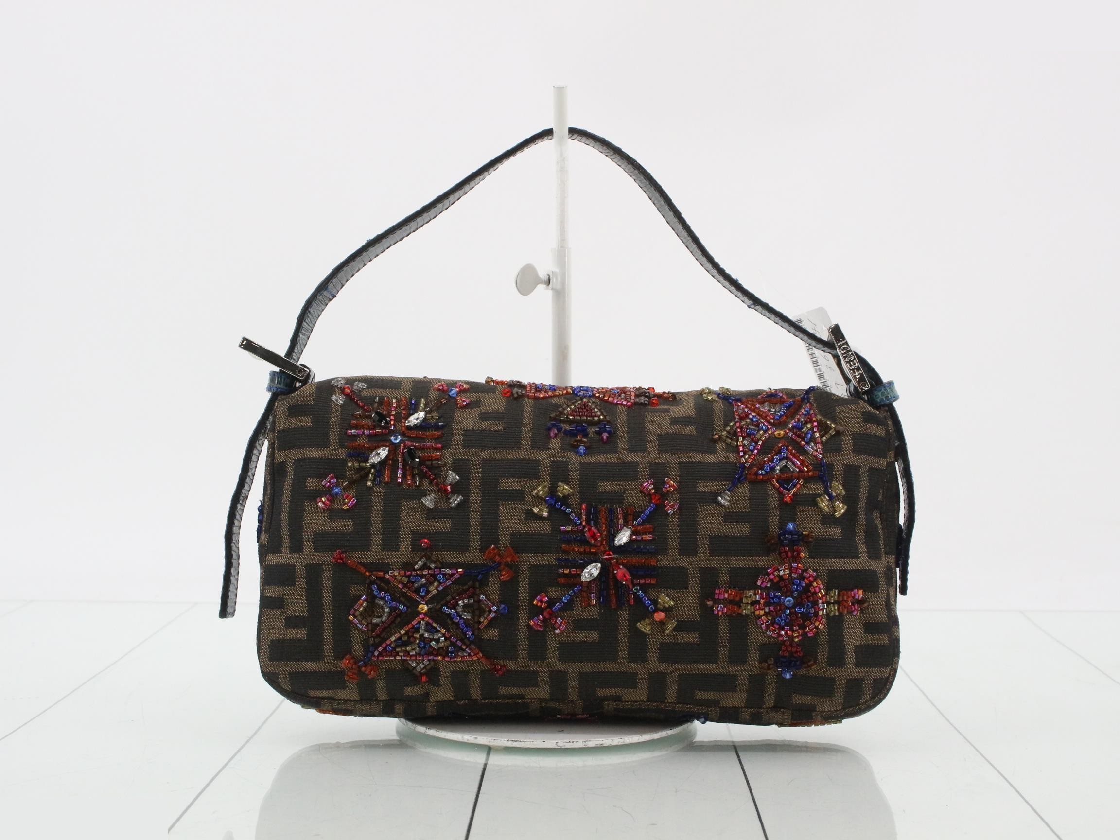 ZUCCA Mamma Baguette Beaded One-Shoulder Bag — view 2