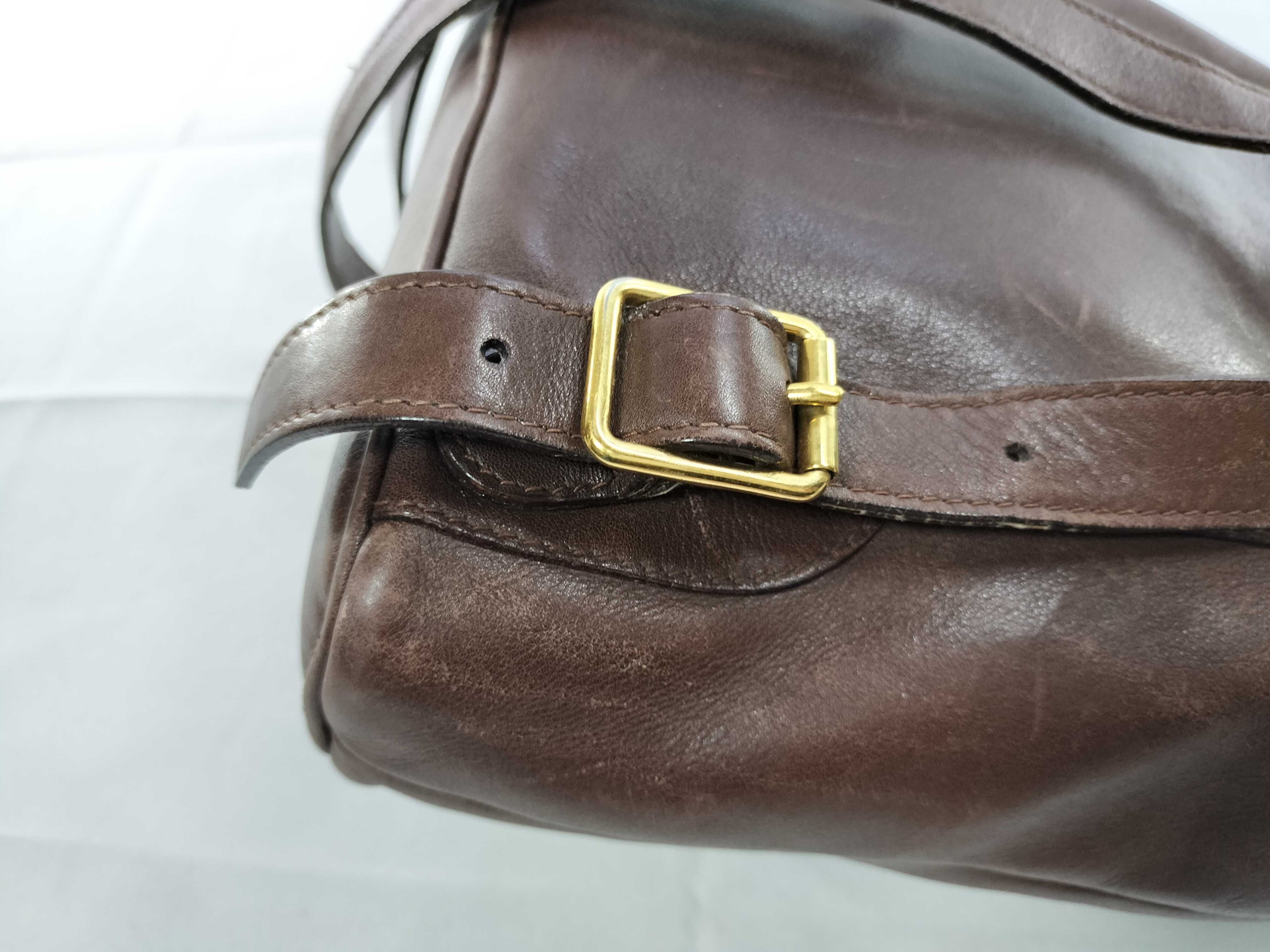 Bamboo 003・2058・0030 Leather Bamboo Mini Backpack Brown Backpack — view 5