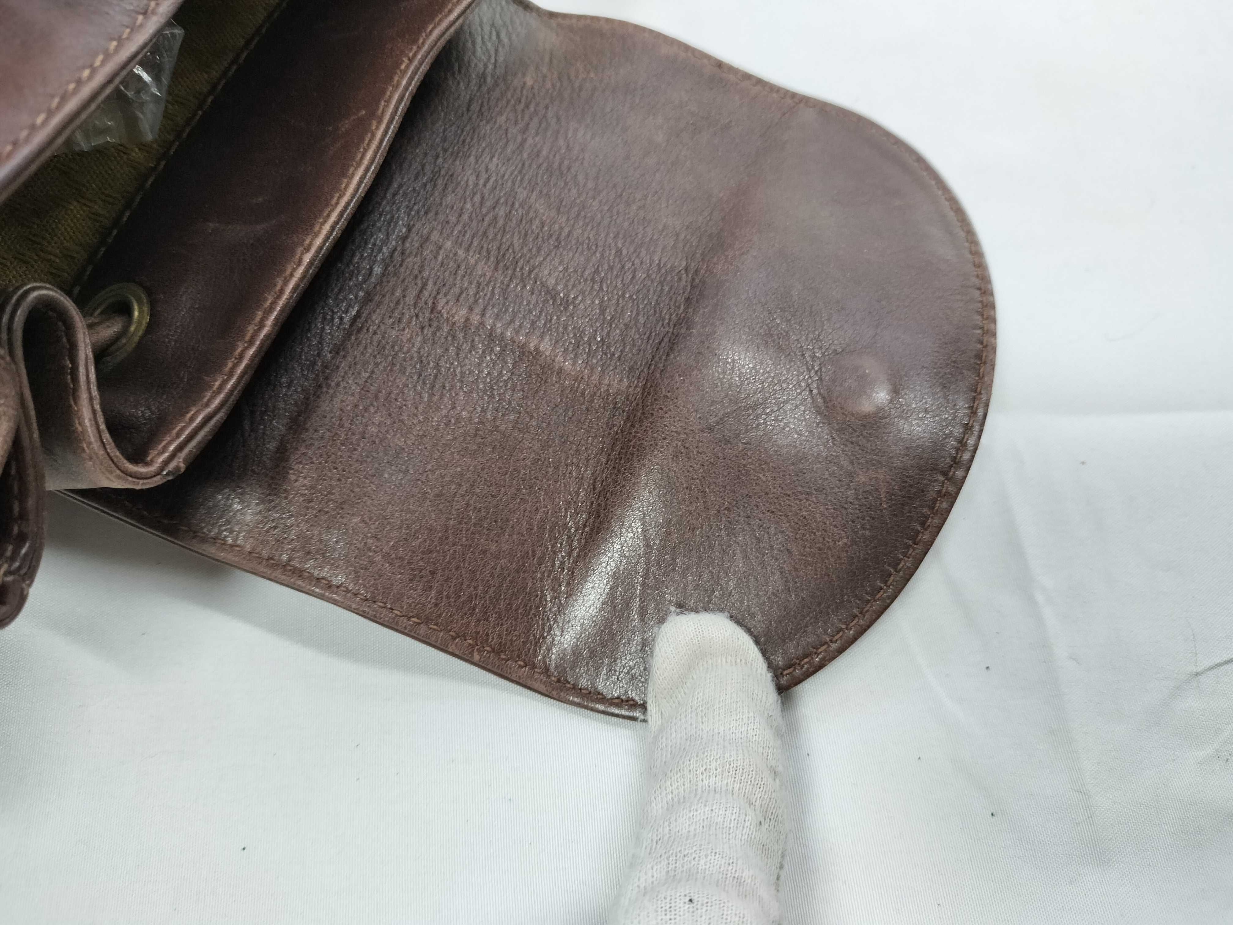 Bamboo 003・2058・0030 Leather Bamboo Mini Backpack Brown Backpack — view 8