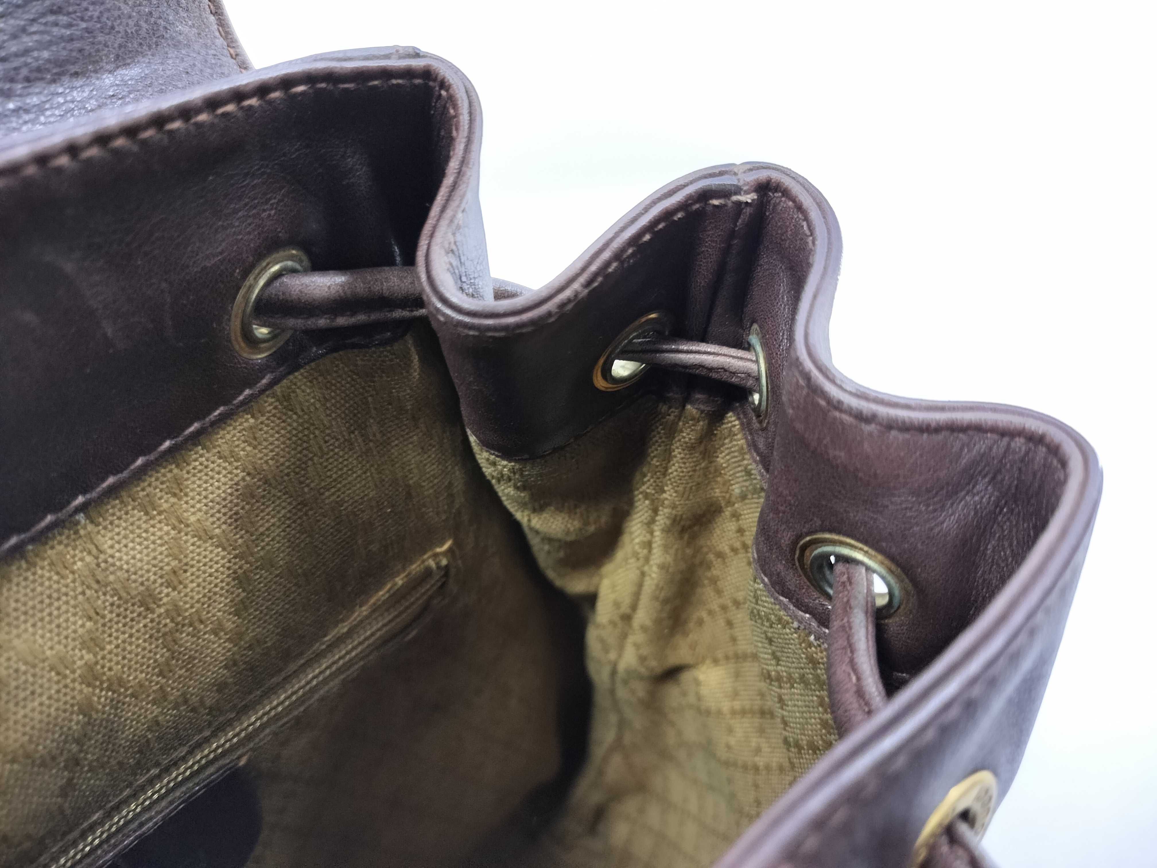 Bamboo 003・2058・0030 Leather Bamboo Mini Backpack Brown Backpack — view 10