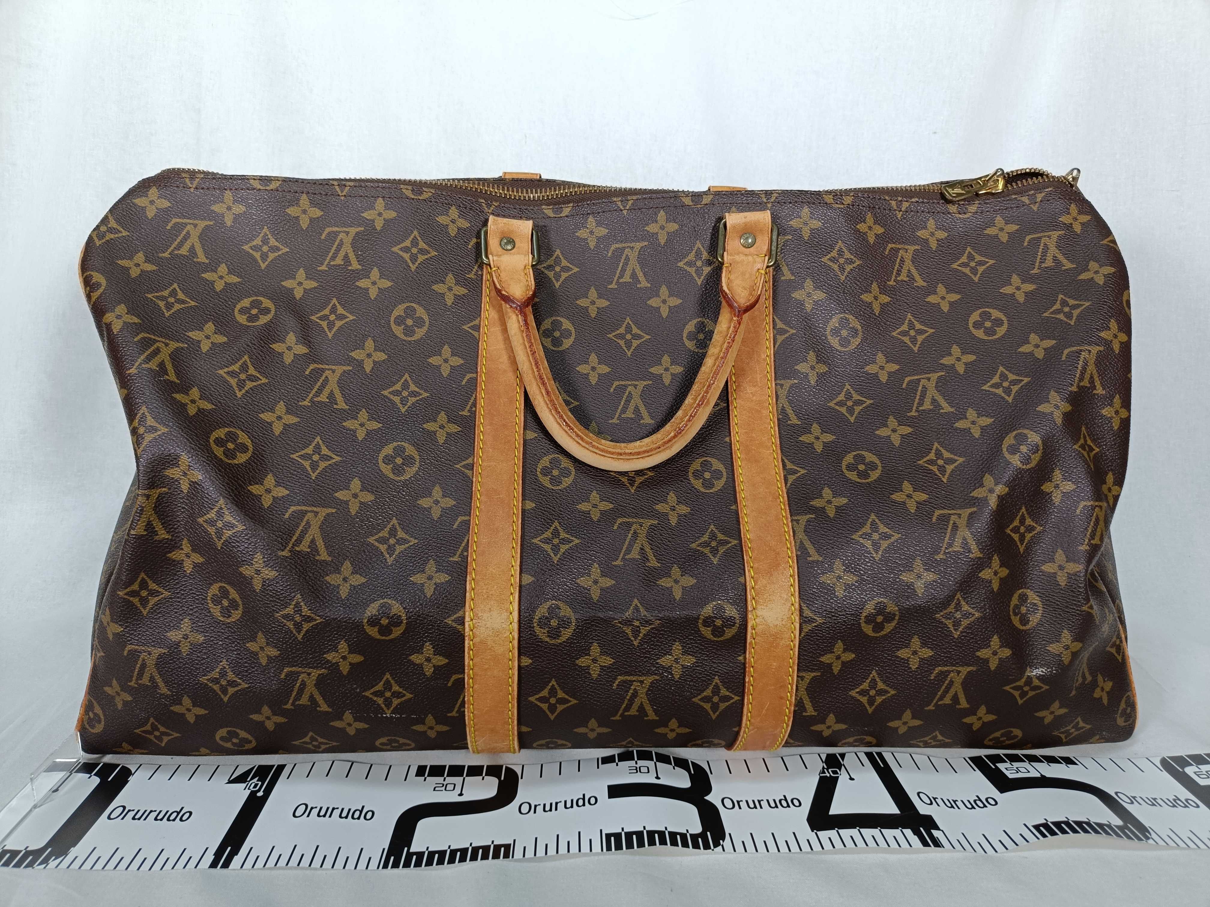 Monogram Keepall 55 M41424 Brown MI881 Boston Bag — view 2