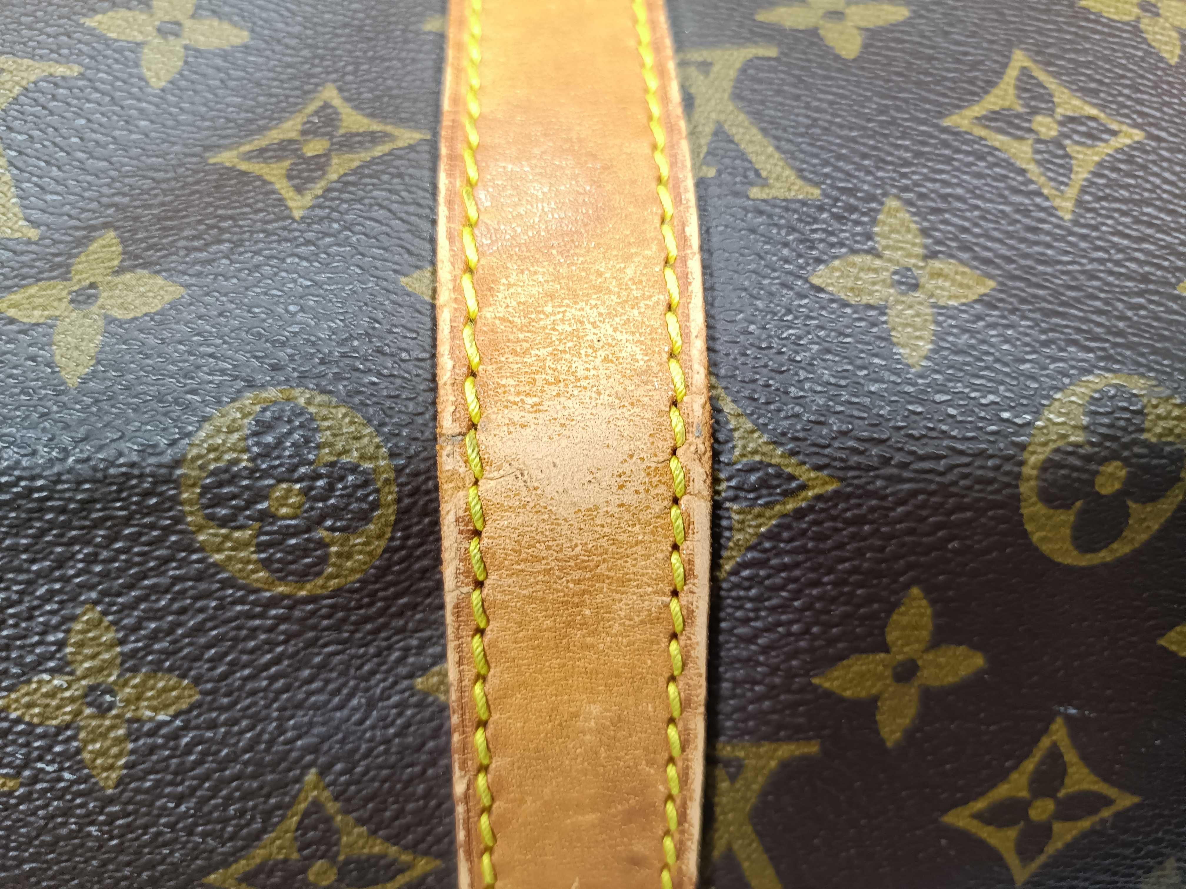 Monogram Keepall 55 M41424 Brown MI881 Boston Bag — view 12