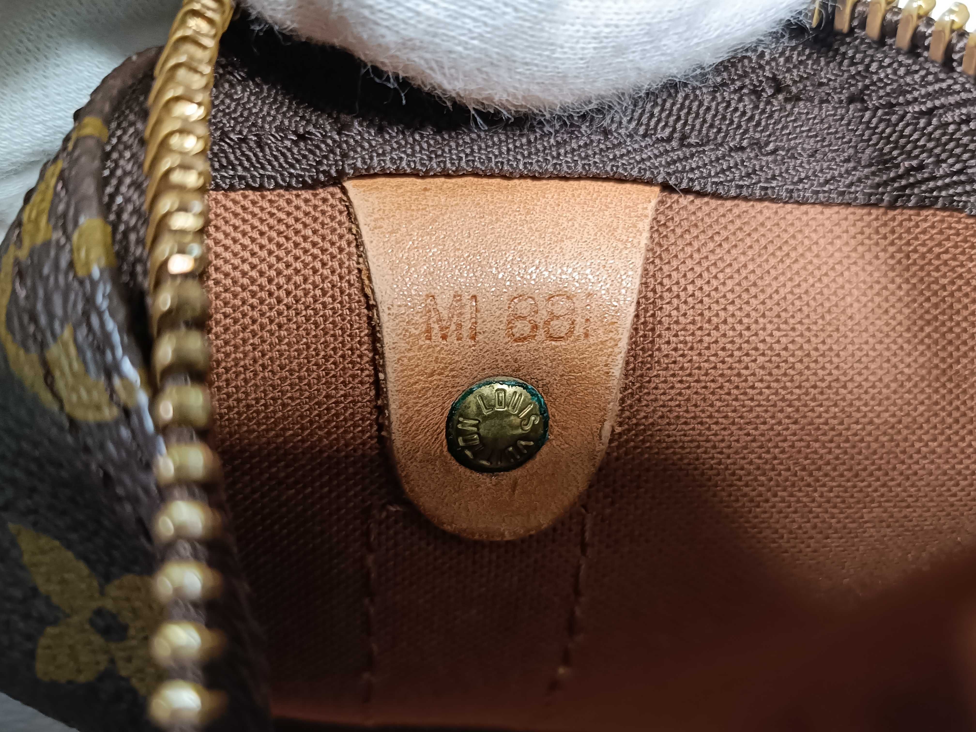 Monogram Keepall 55 M41424 Brown MI881 Boston Bag — view 14
