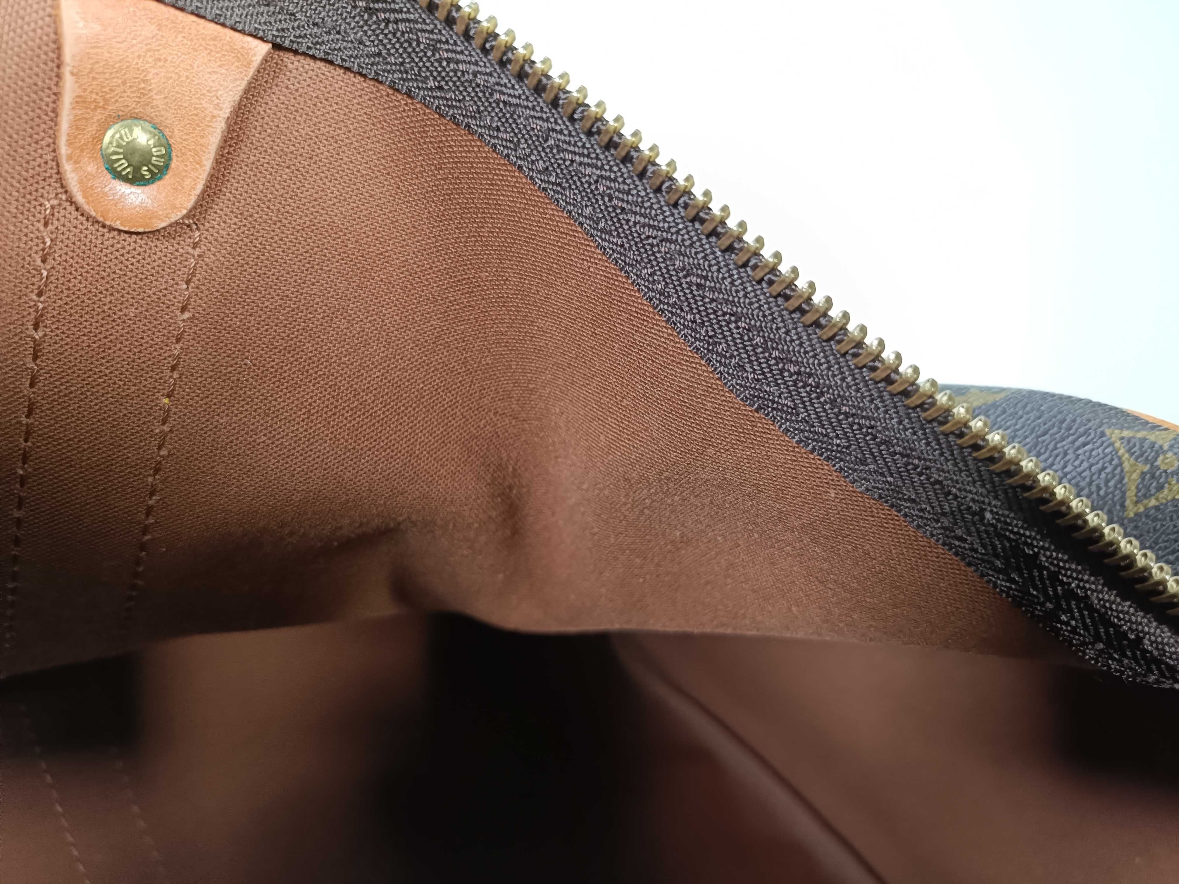 Monogram Keepall 55 M41424 Brown MI881 Boston Bag — view 15