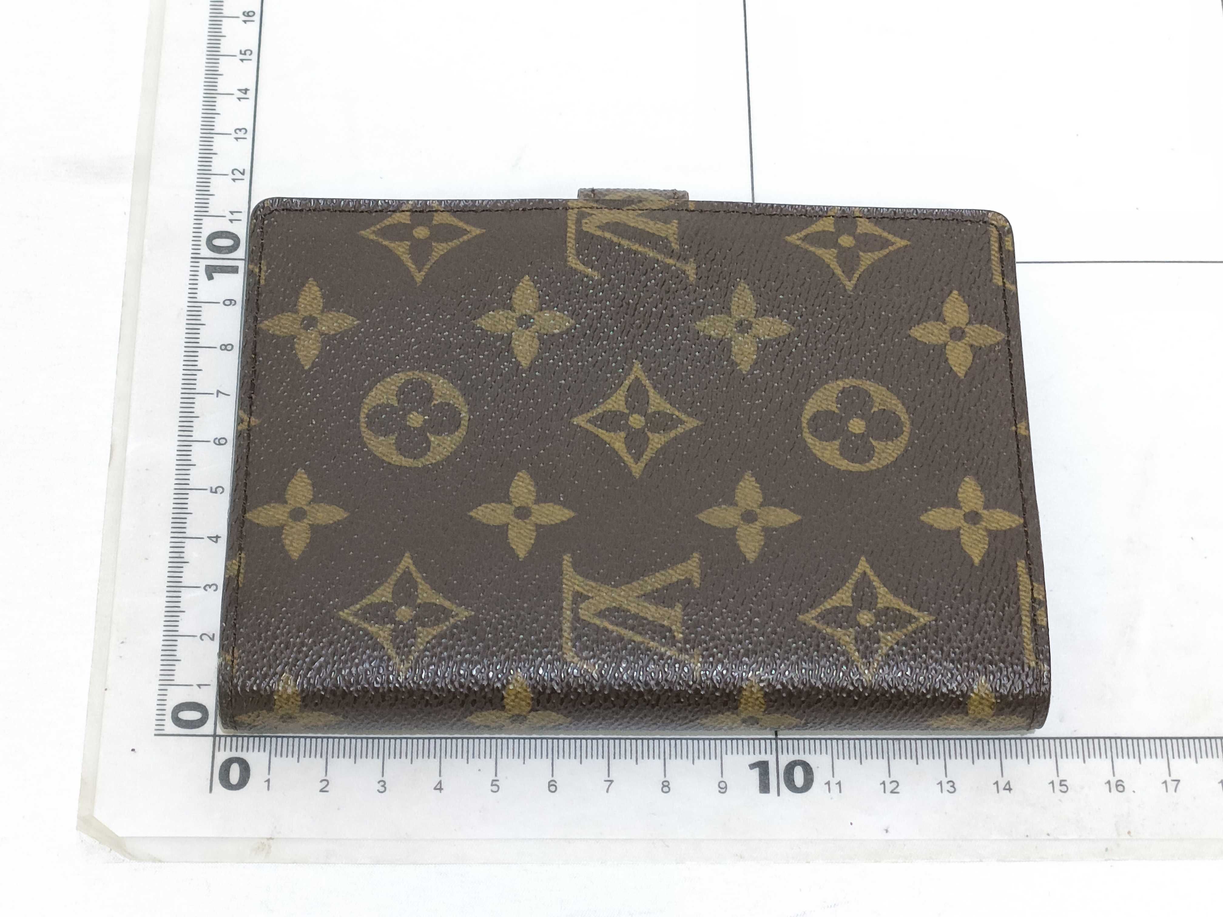 Monogram Agenda PM Monogram Notebook Cover, Schedule Book, 6-ring System Notebook, Leather Notebook Cover — view 2