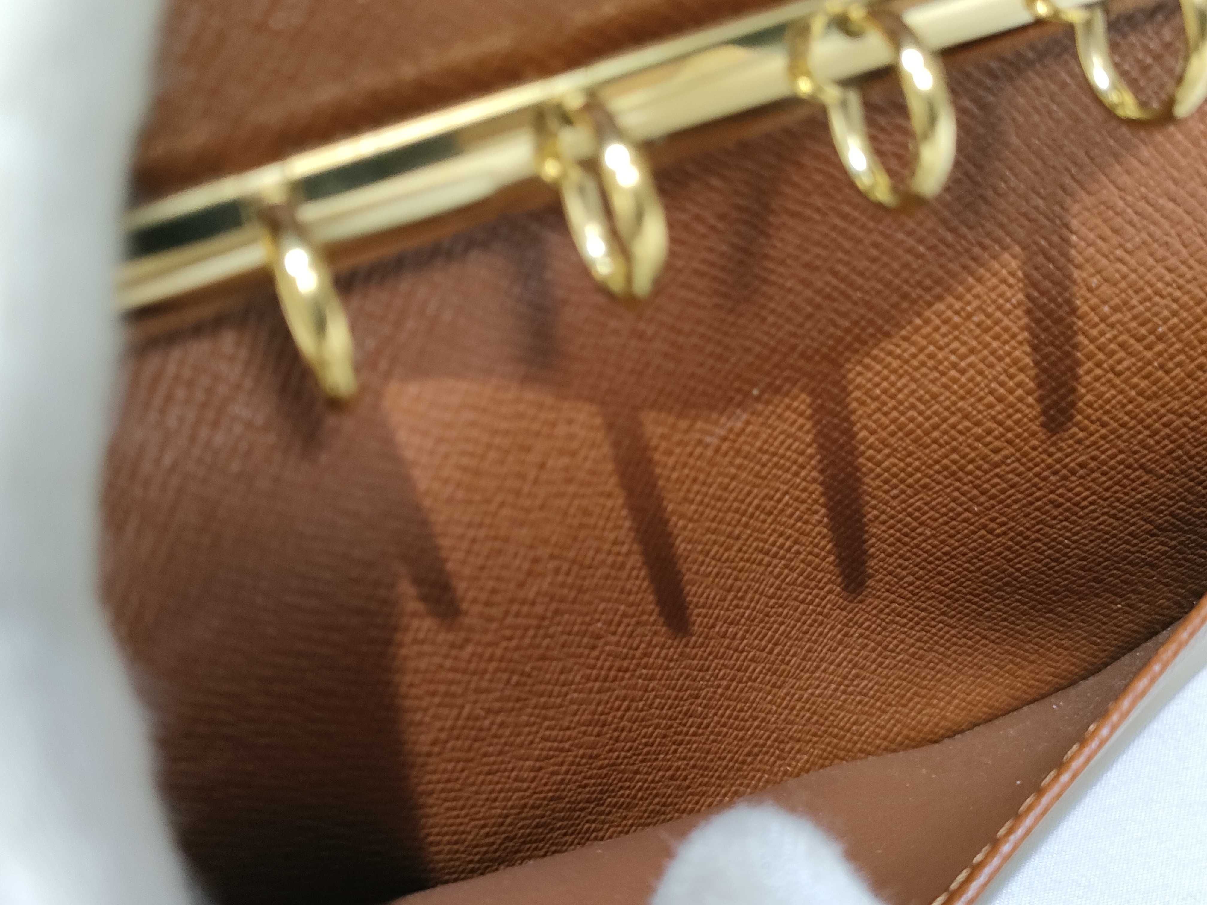 Monogram Agenda PM Monogram Notebook Cover, Schedule Book, 6-ring System Notebook, Leather Notebook Cover — view 11