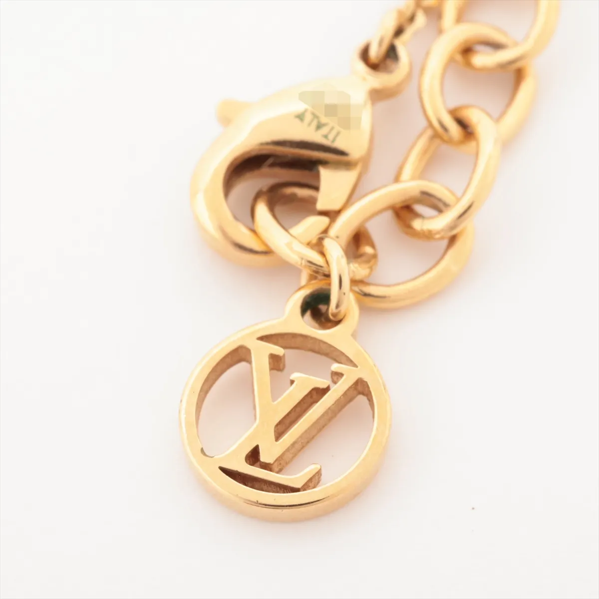 M00368 Collier Petit Louis LE2243 Necklace, GP x Rhinestone, Gold, — view 4