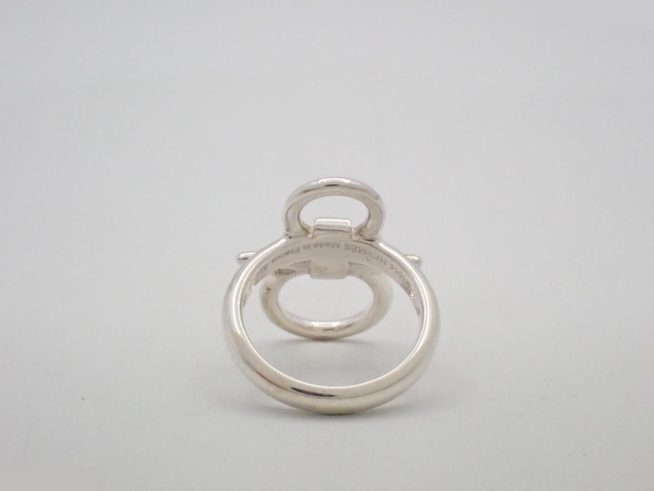 Molded Brit ring, 925 sterling silver, 6.0g, hallmark 53 — view 2