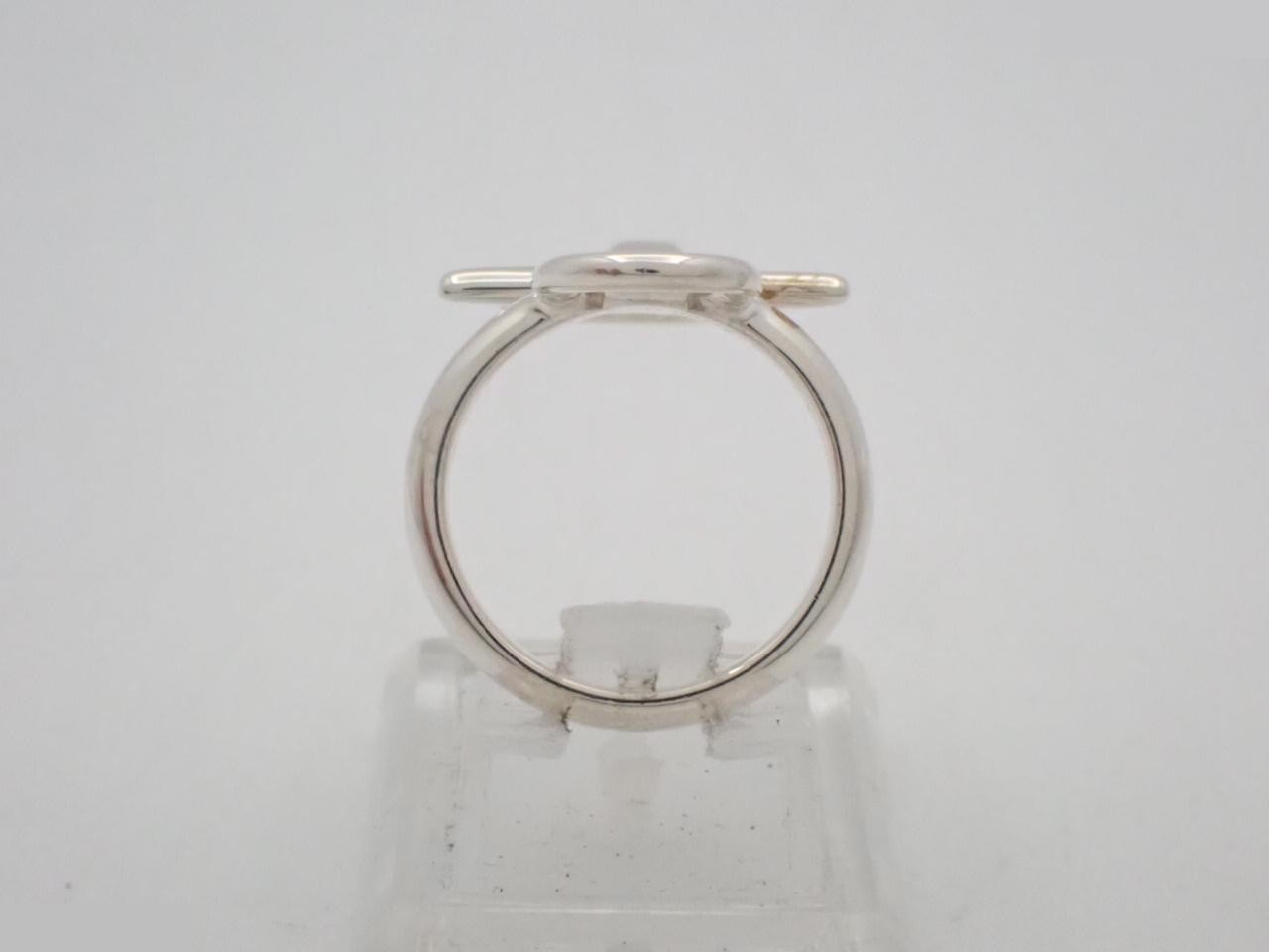 Molded Brit ring, 925 sterling silver, 6.0g, hallmark 53 — view 3