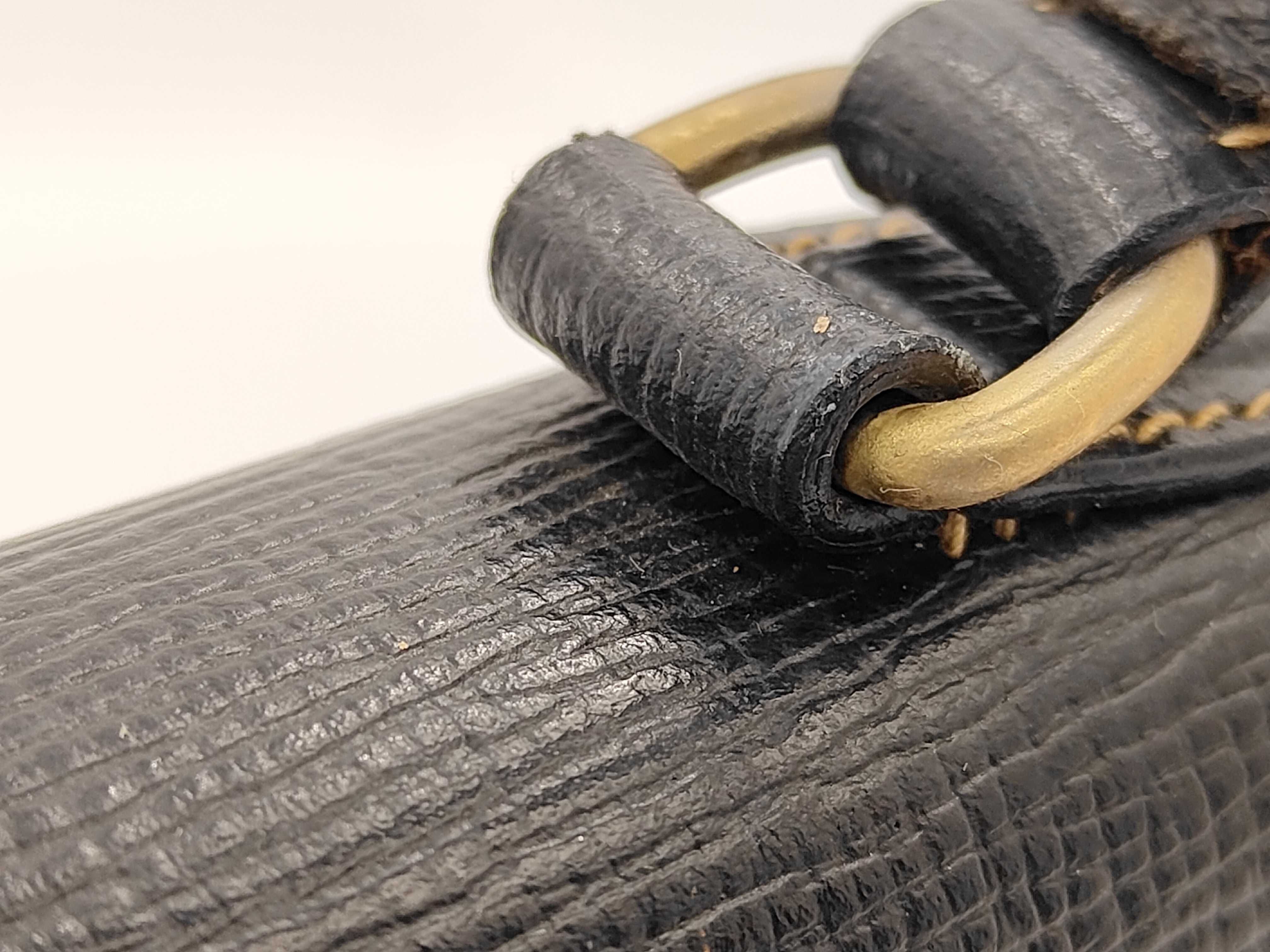 2-way Leather Black Handbag — view 7
