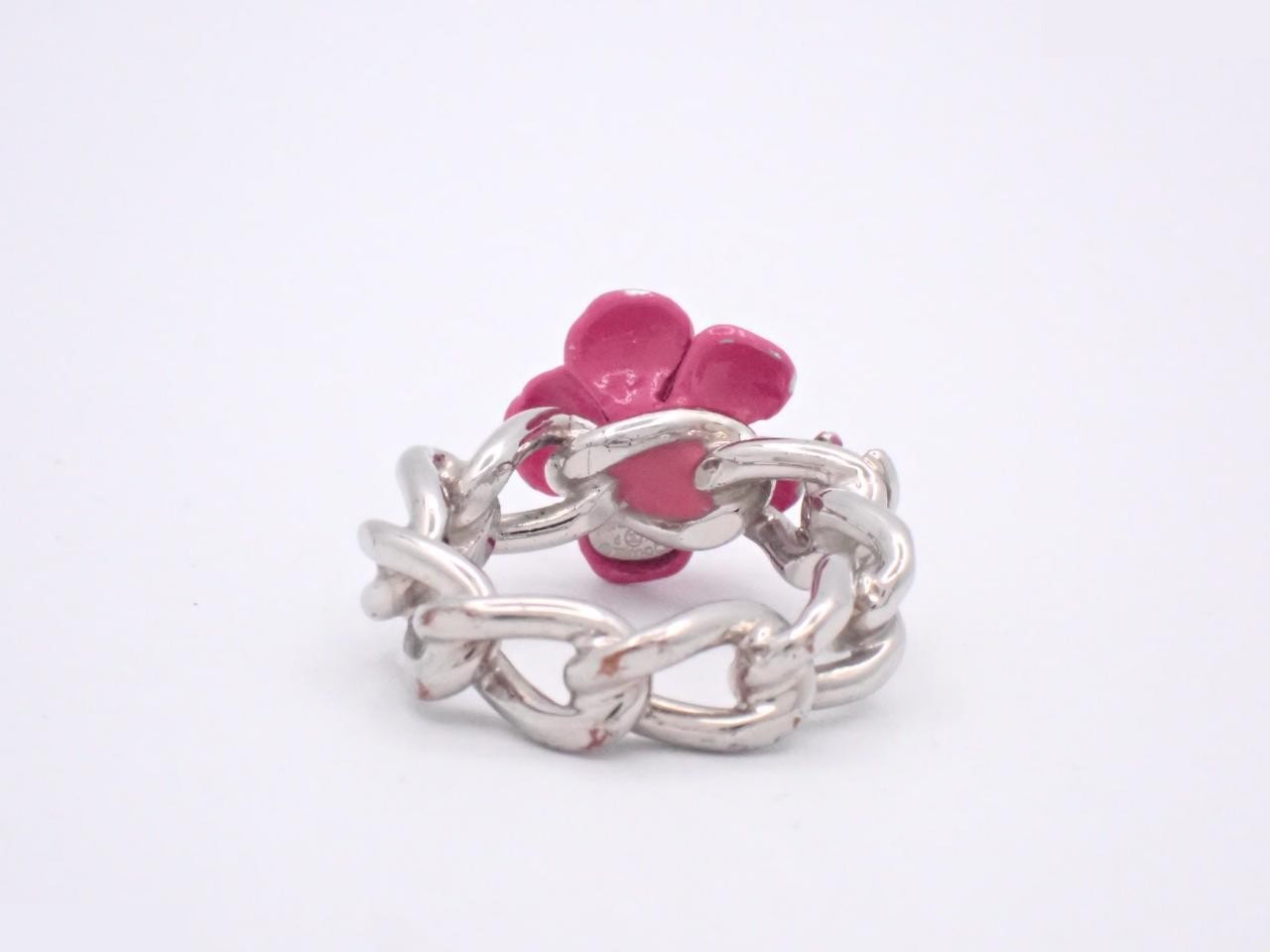 Camellia Chain Ring, Finger Ring, 04P, #13 — view 2
