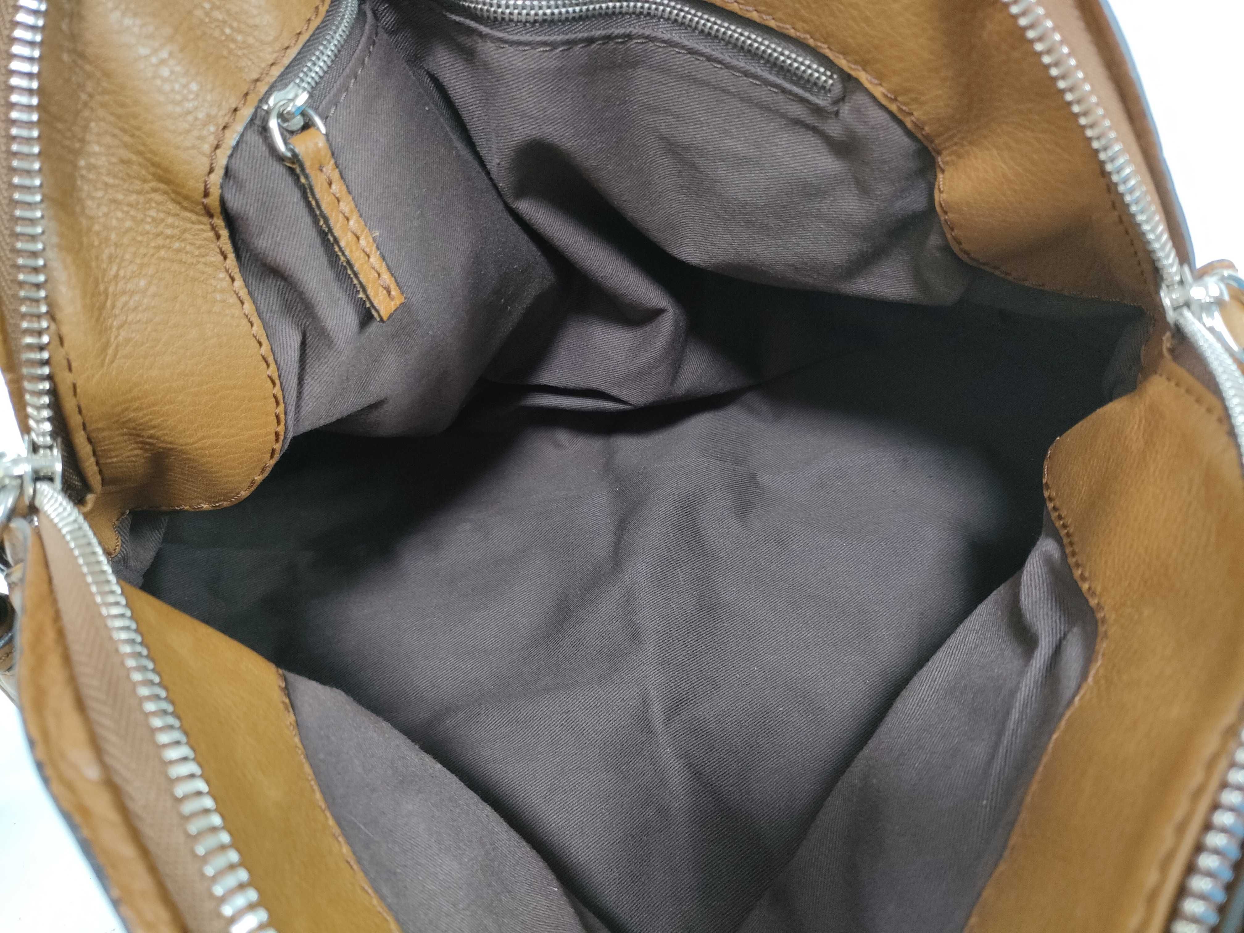 paddington handbag leather brown padlock handbag — view 12