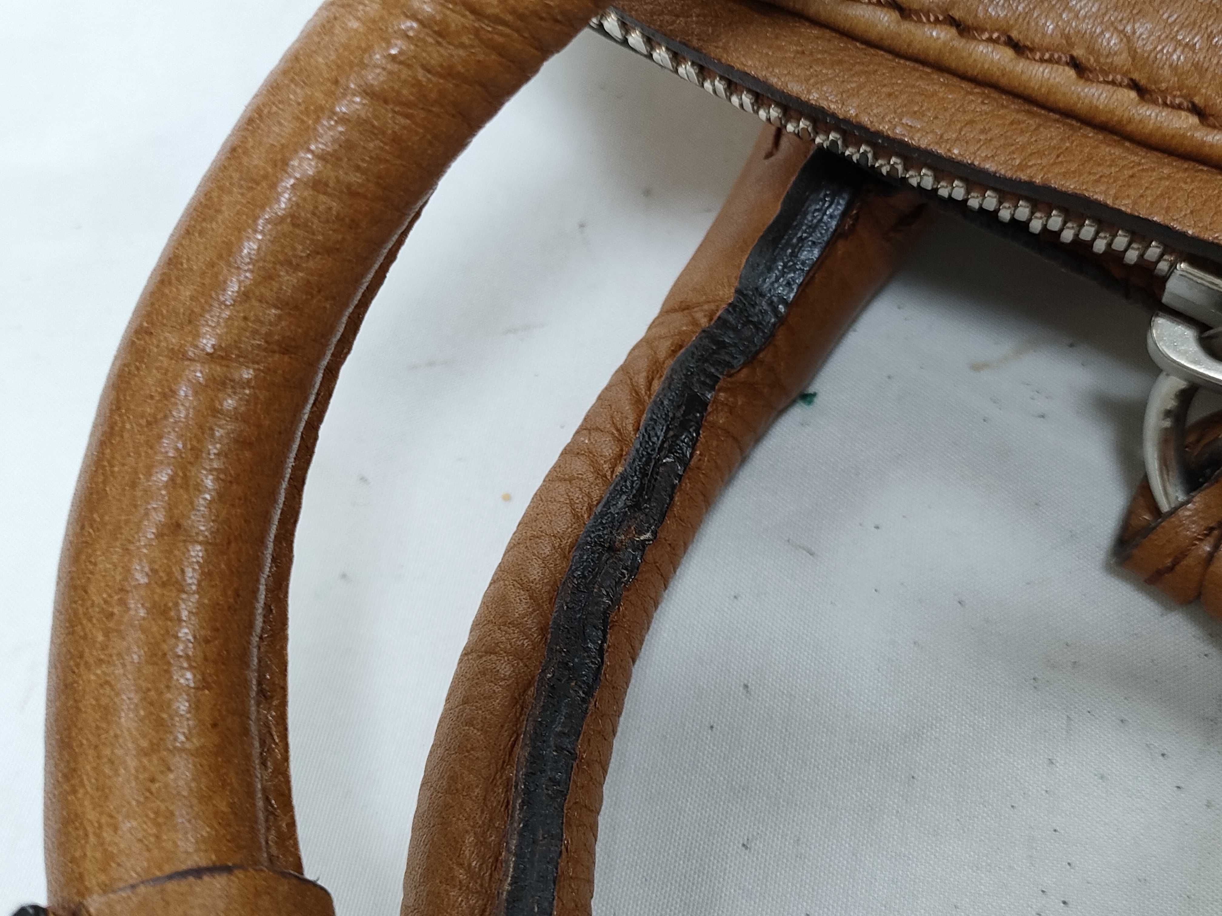 paddington handbag leather brown padlock handbag — view 9