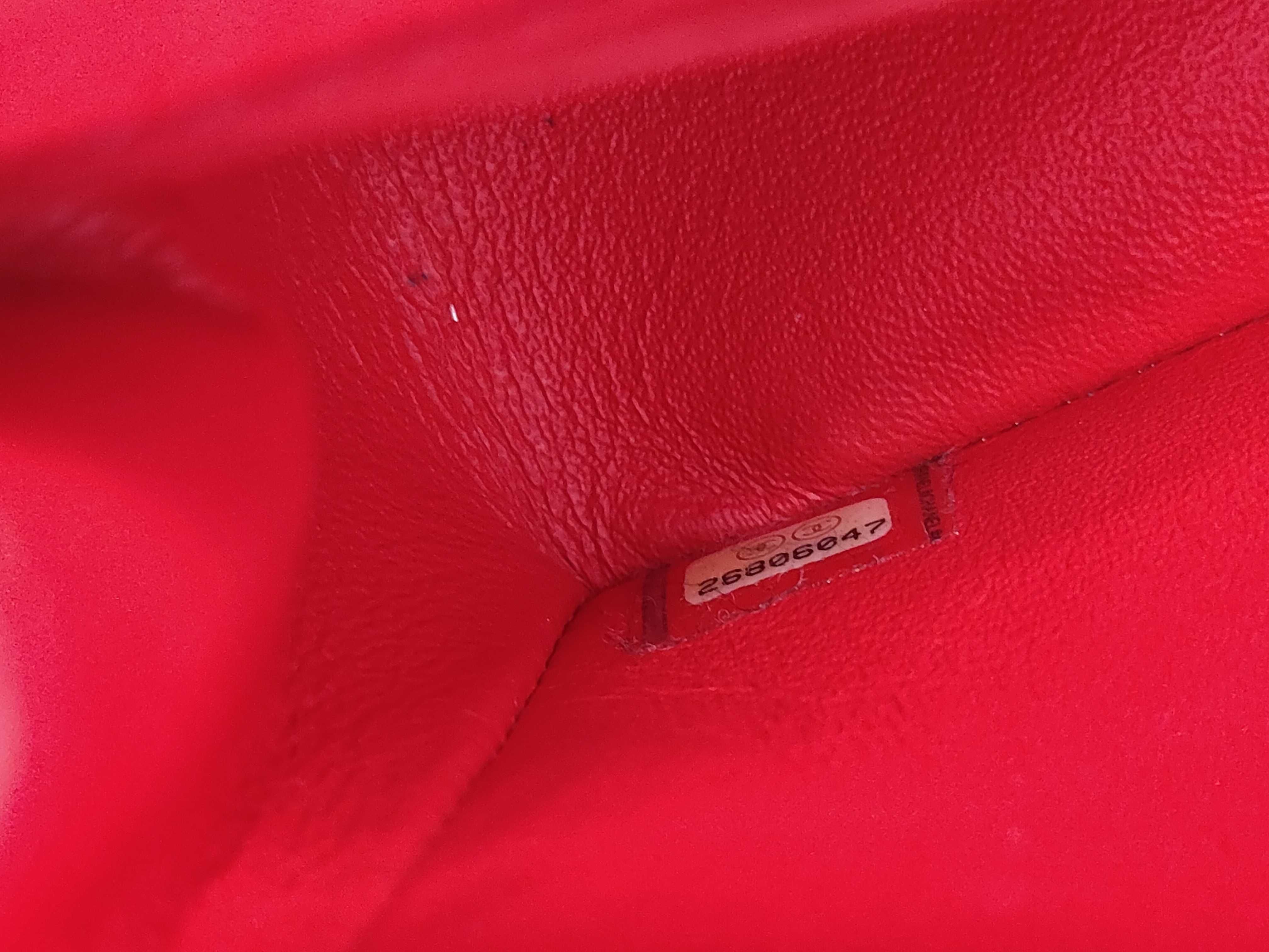 Mini Matelassé Lambskin Bag with Silver Hardware (Serial Number 26) — view 9
