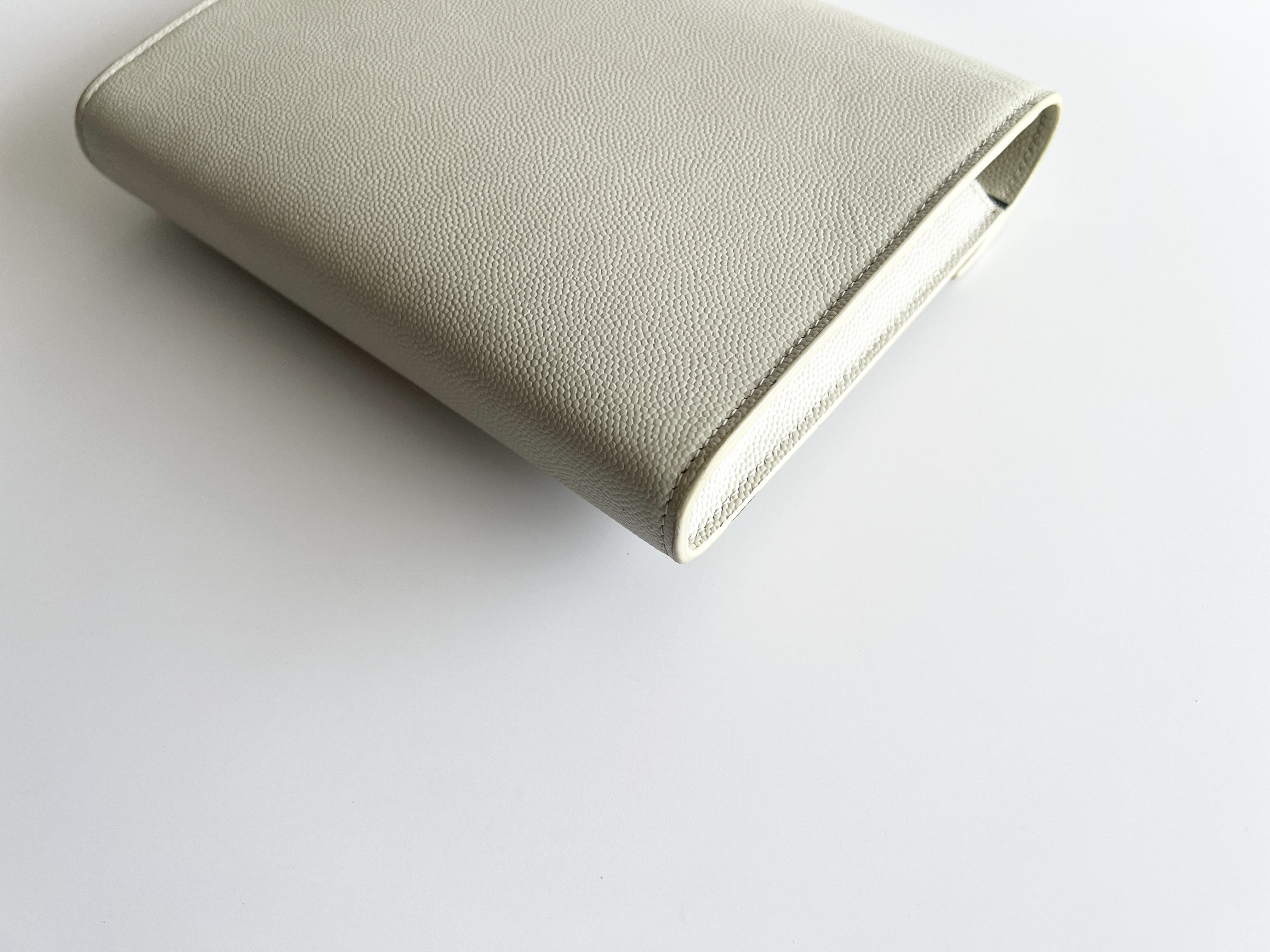 Cassandra Leather Caviar Chain Shoulder Bag — view 12
