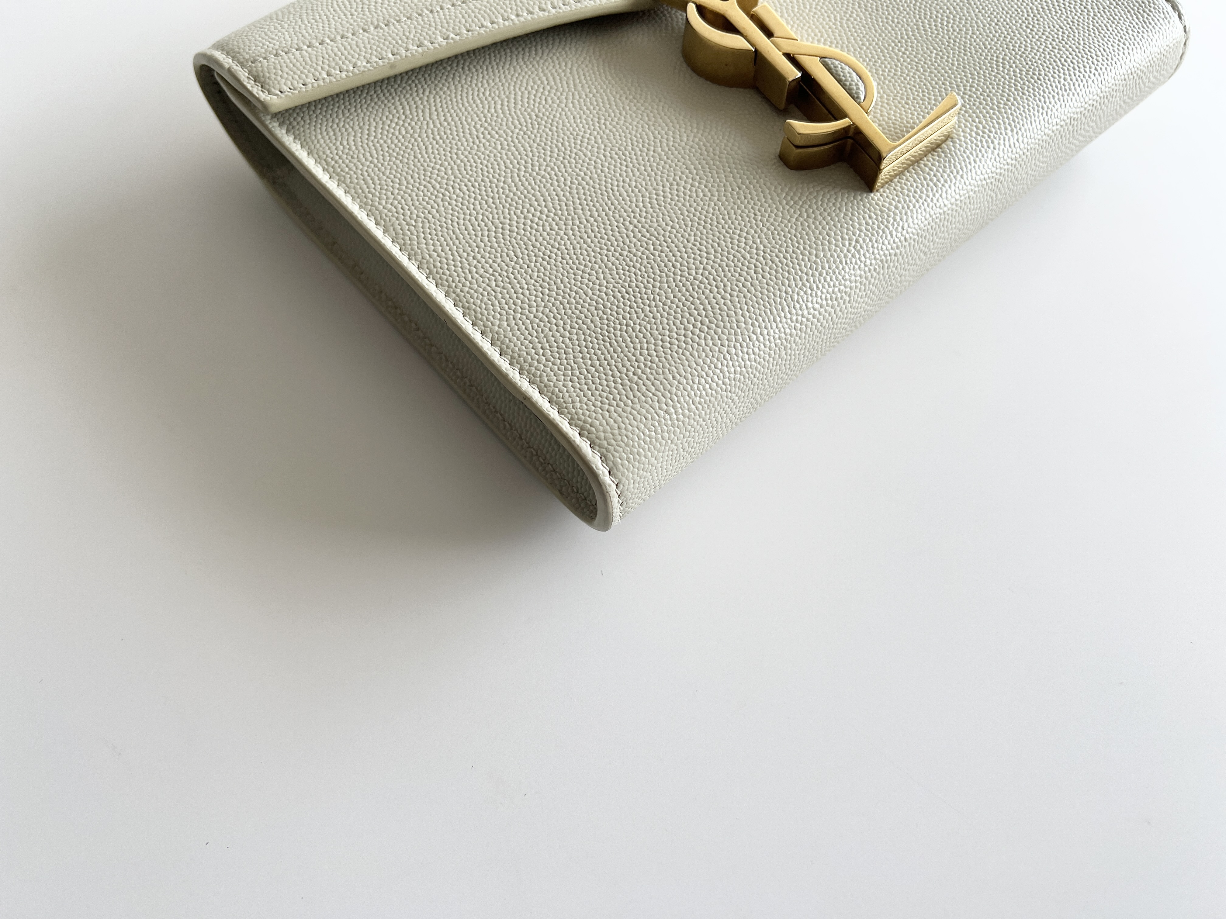 Cassandra Leather Caviar Chain Shoulder Bag — view 9