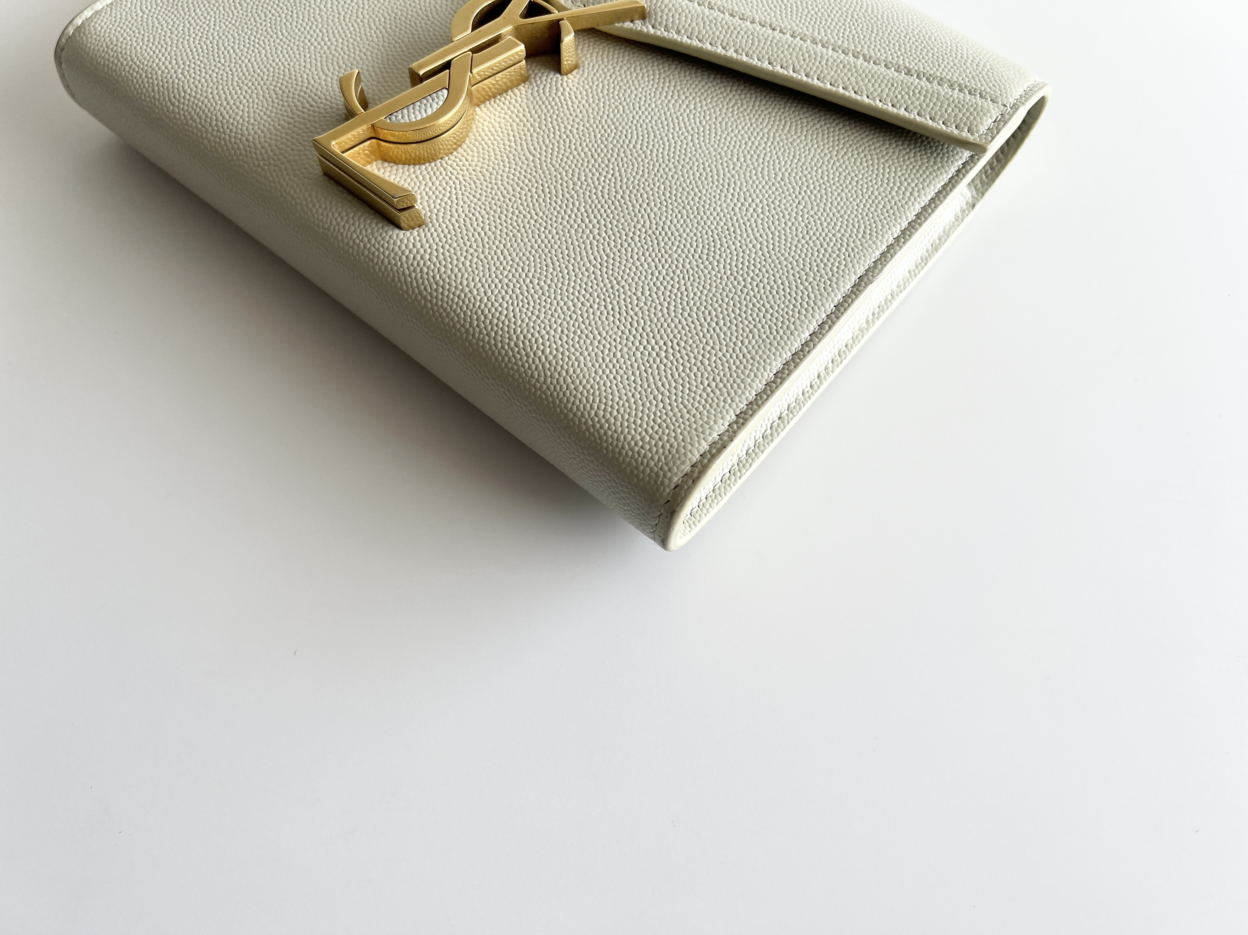 Cassandra Leather Caviar Chain Shoulder Bag — view 10