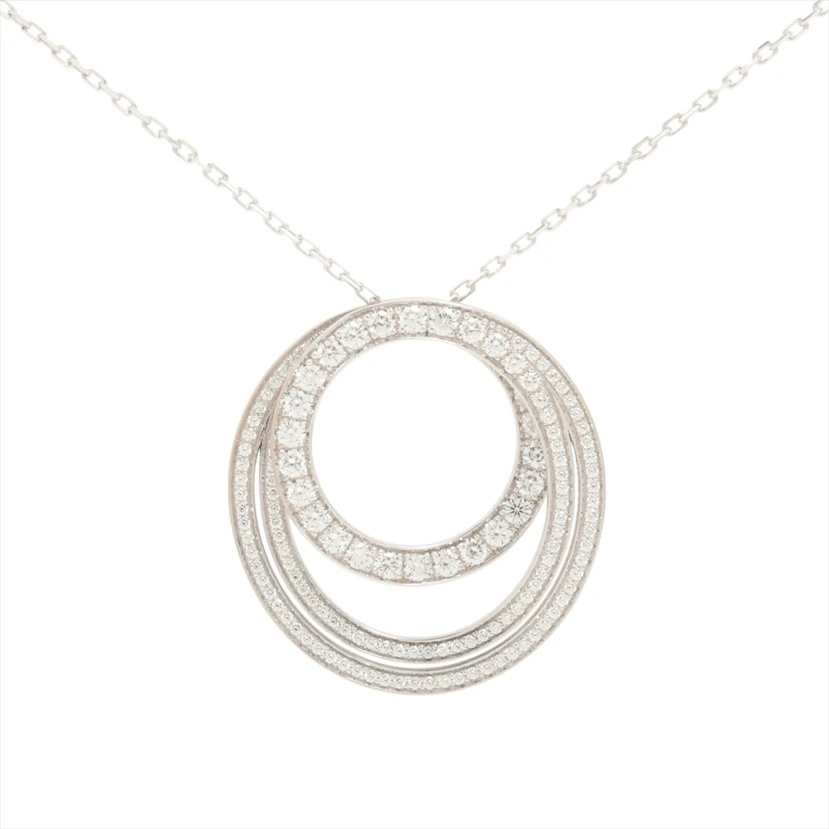 Etincel de Cartier Diamond Necklace 750(WG) 13.2g ENZ445