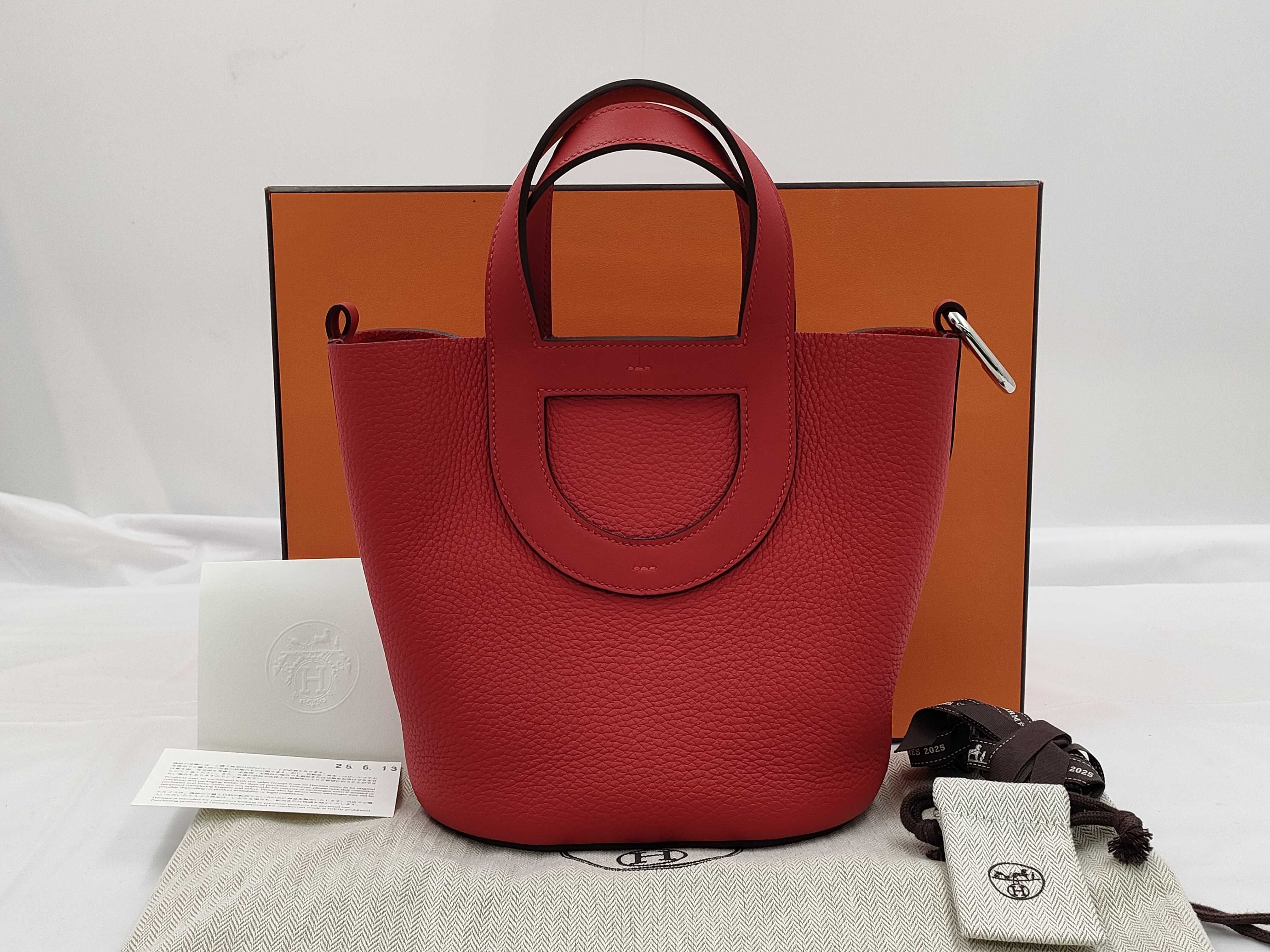 In the Loop W stamp handbag