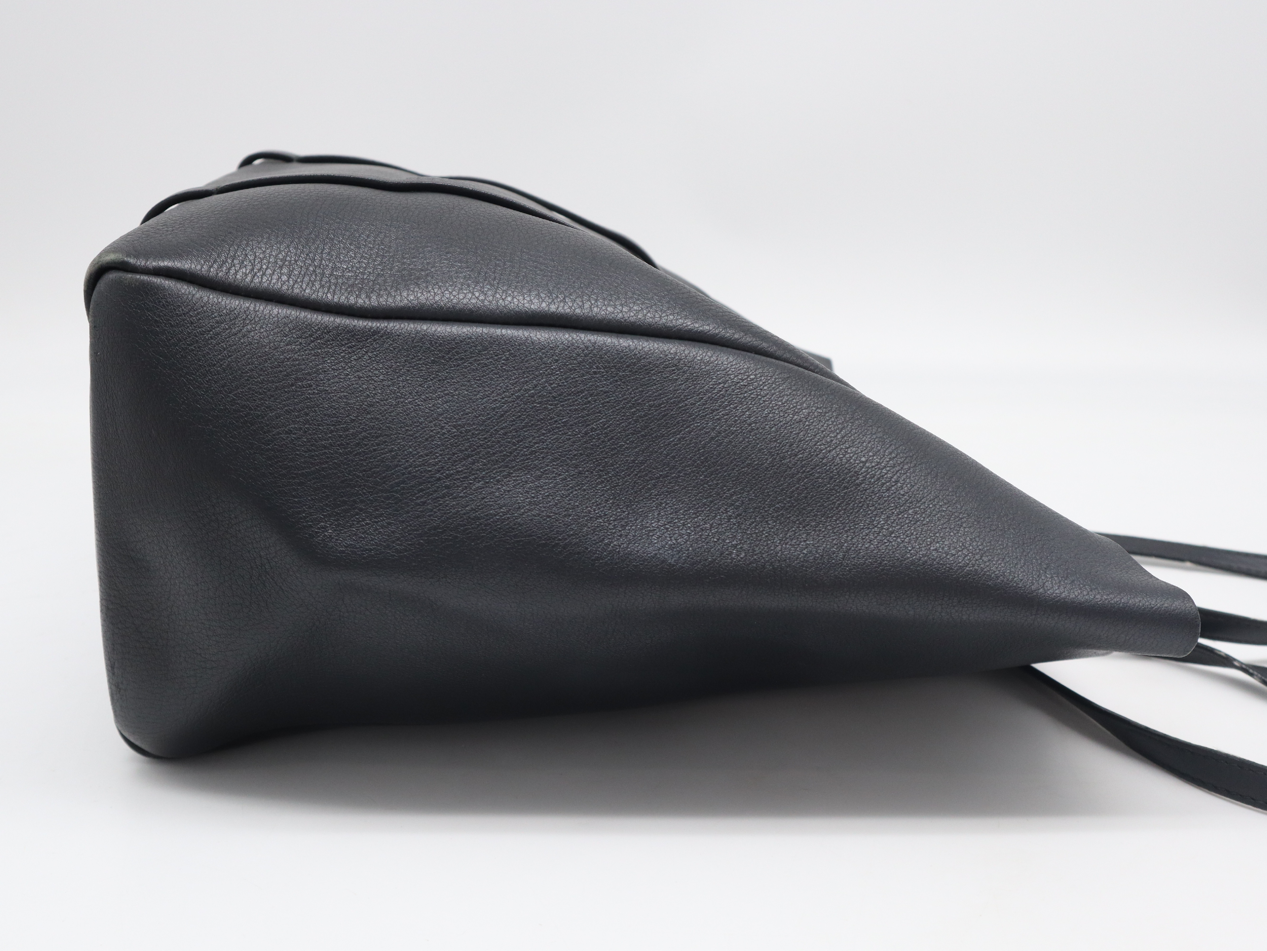 175199 Leather Everyday Tote Bag, Black Tote Bag — view 4