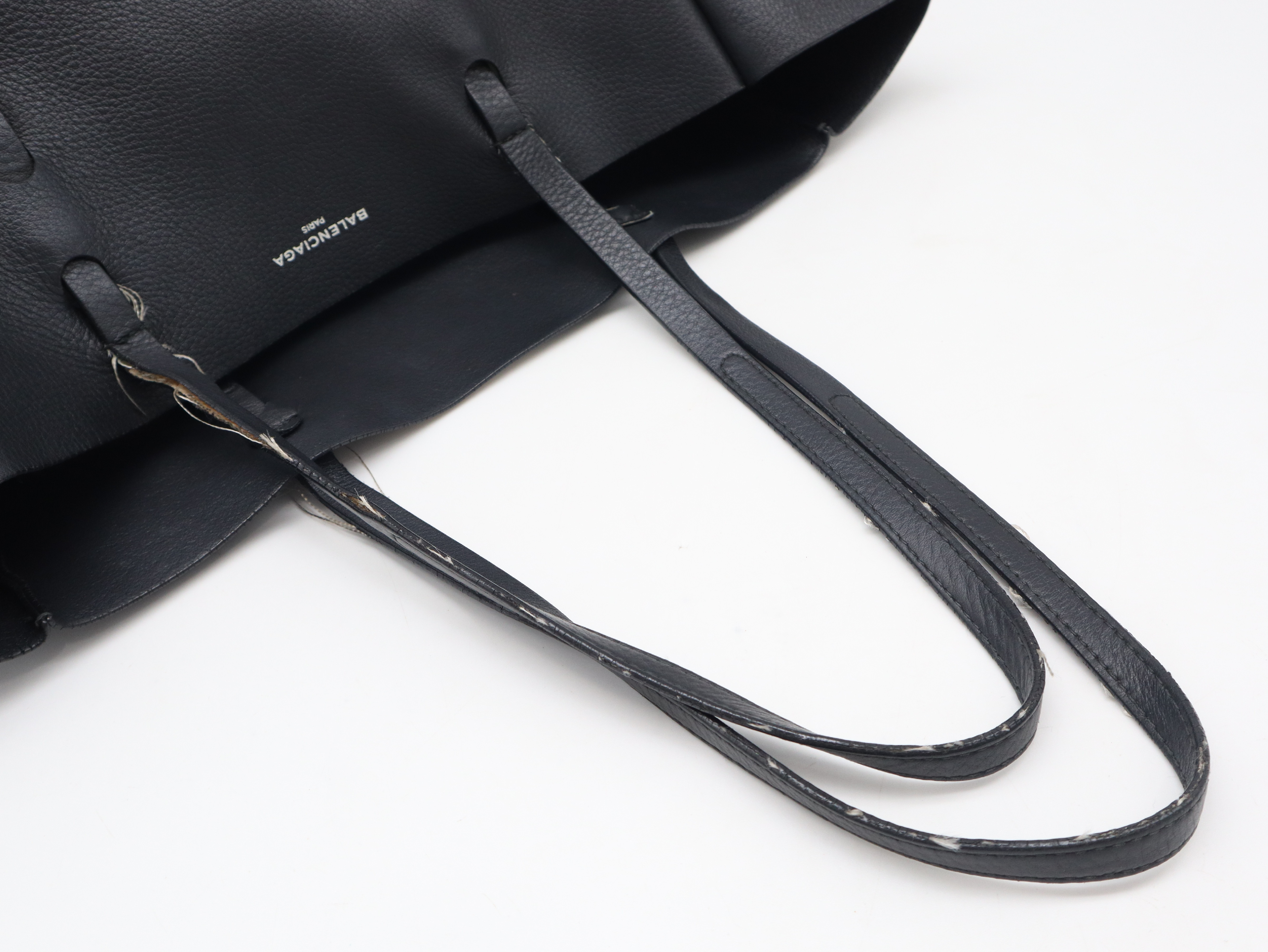 175199 Leather Everyday Tote Bag, Black Tote Bag — view 6
