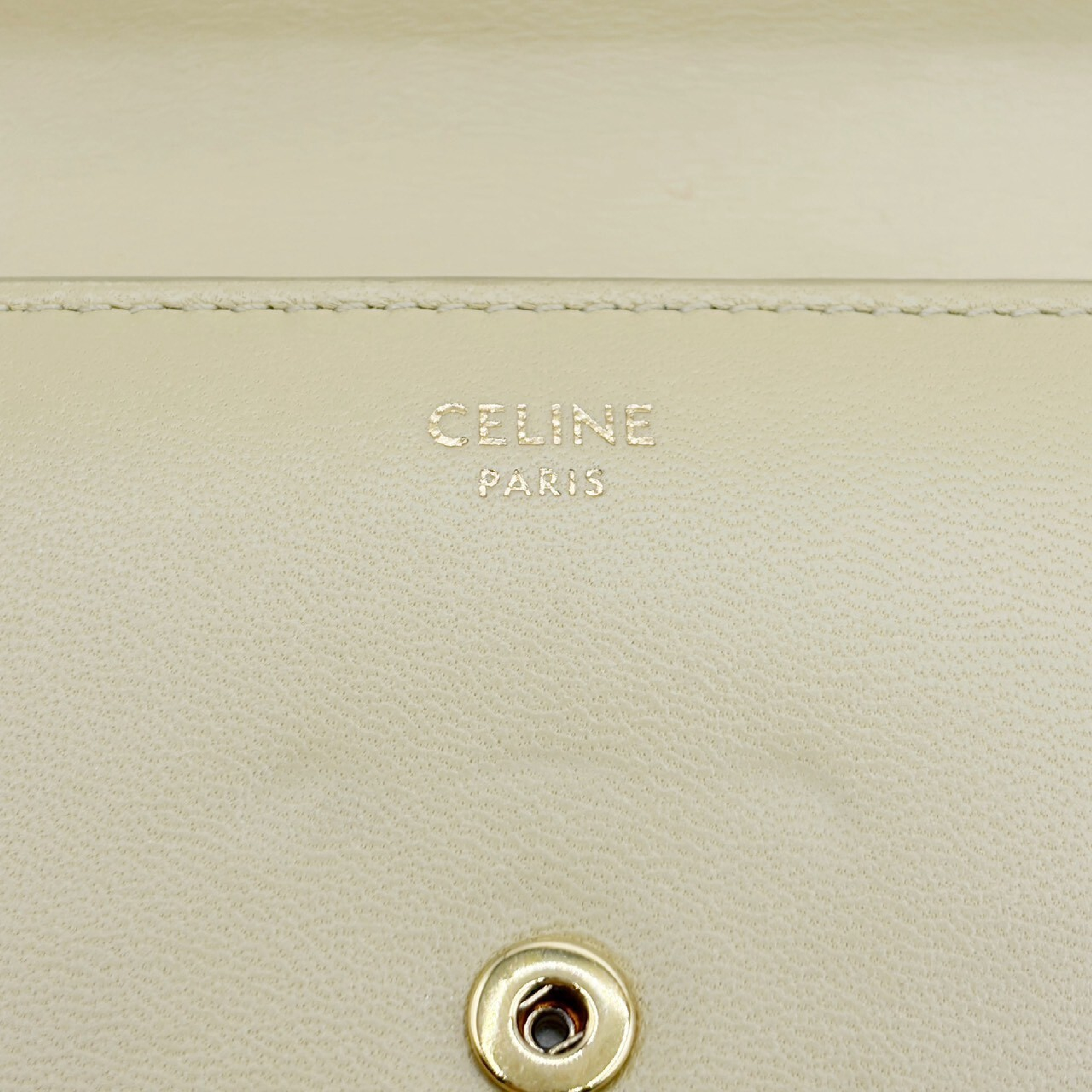 Triomphe Small Wallet, Yellow — view 11