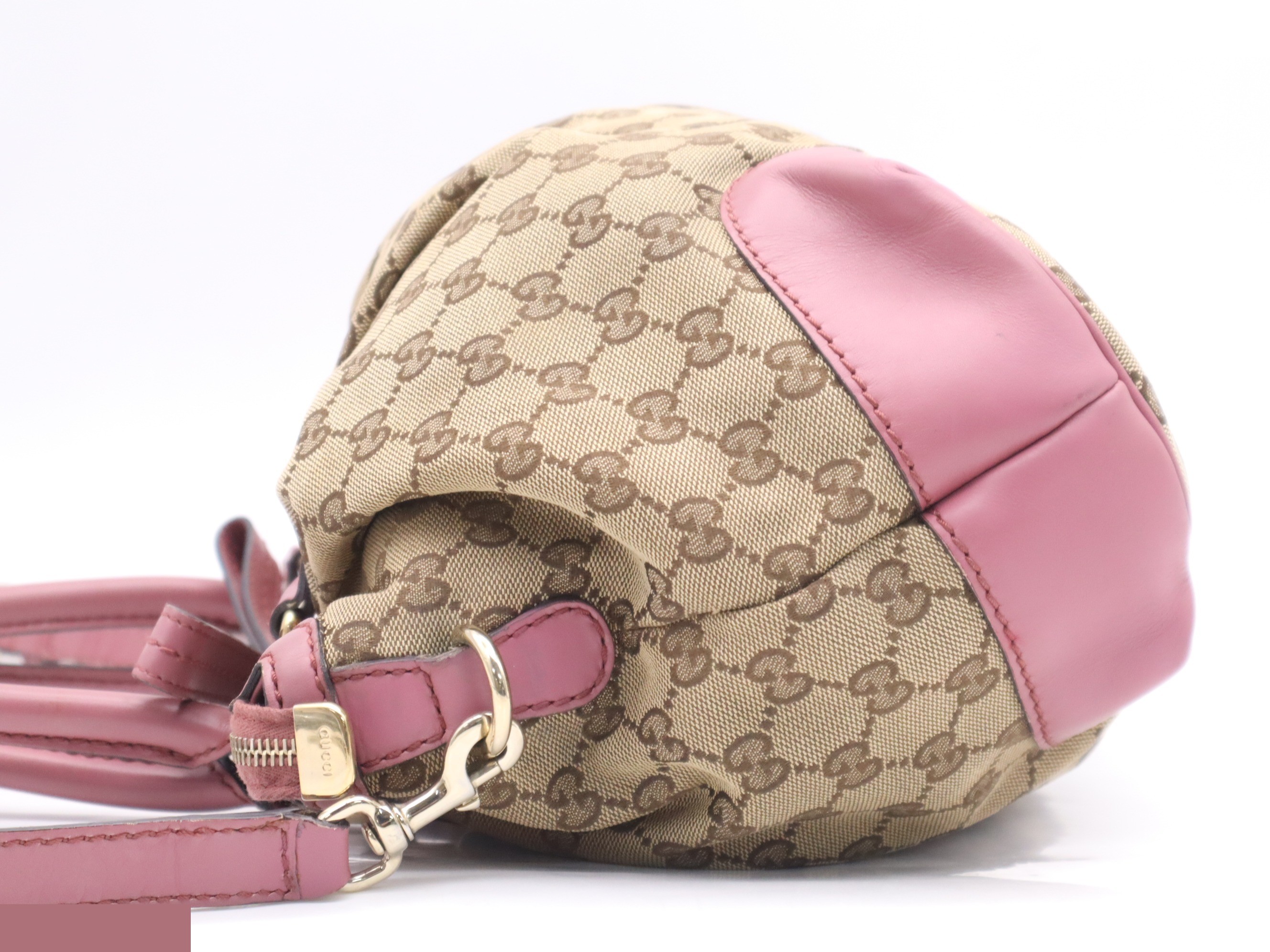 GG Canvas Sukey 2-Way Handbag with Shoulder Strap — view 3