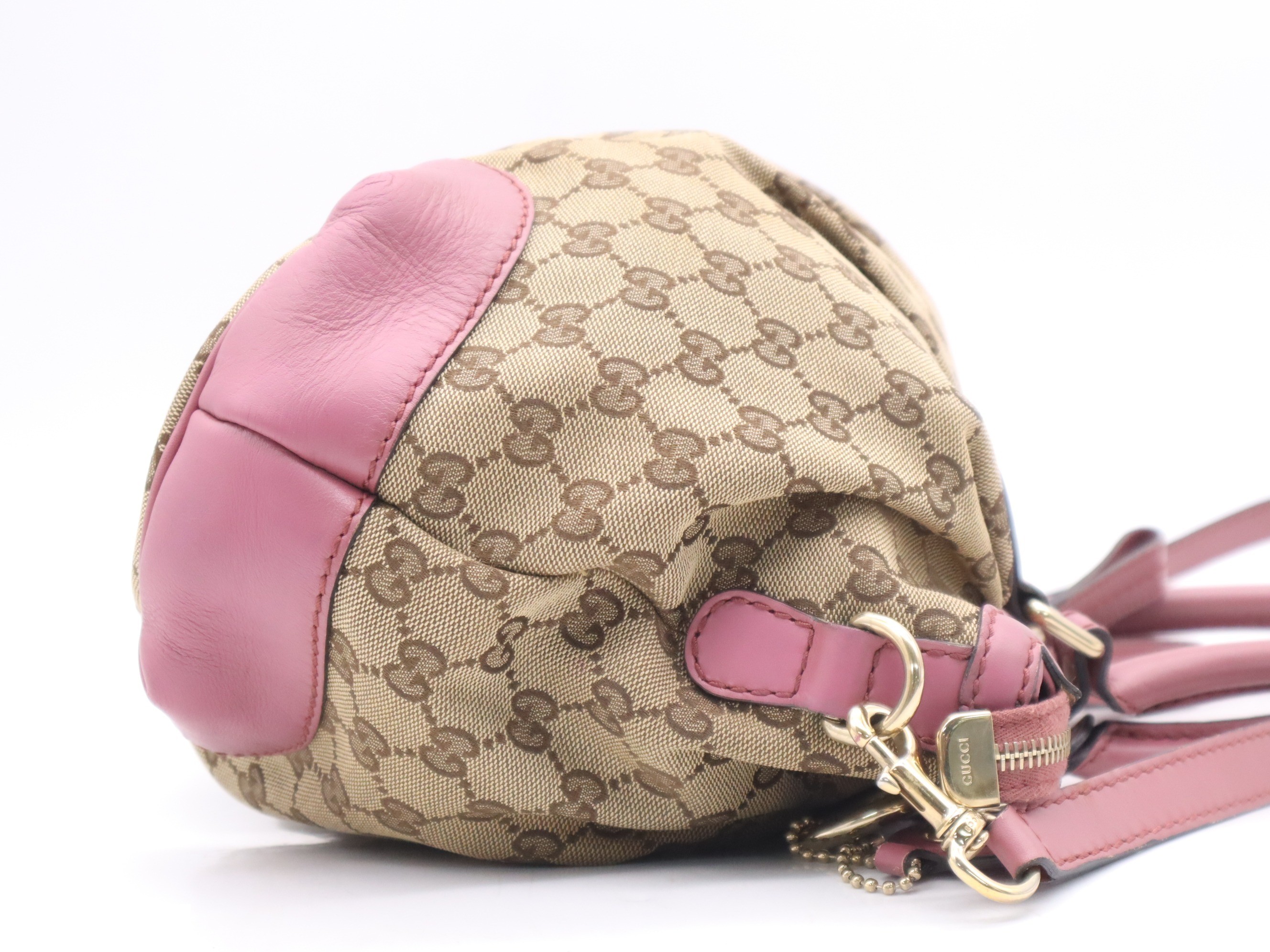 GG Canvas Sukey 2-Way Handbag with Shoulder Strap — view 5