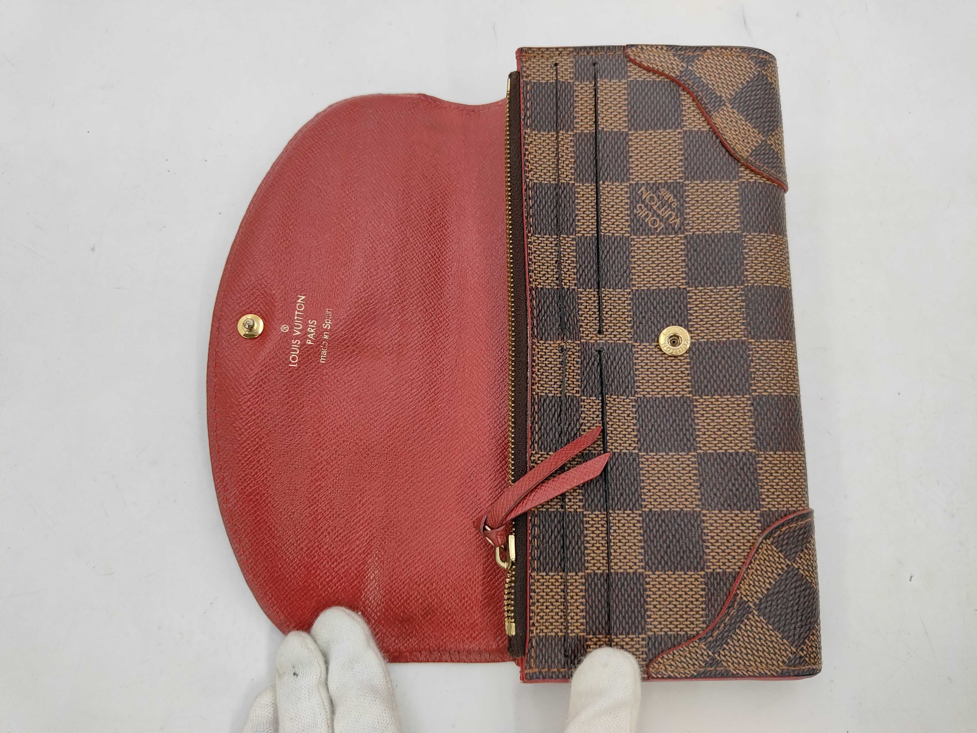 Damier Louis Vuitton Damier Portefeuille Caïssa Cerise N61221/CA2136 Wallet — view 5