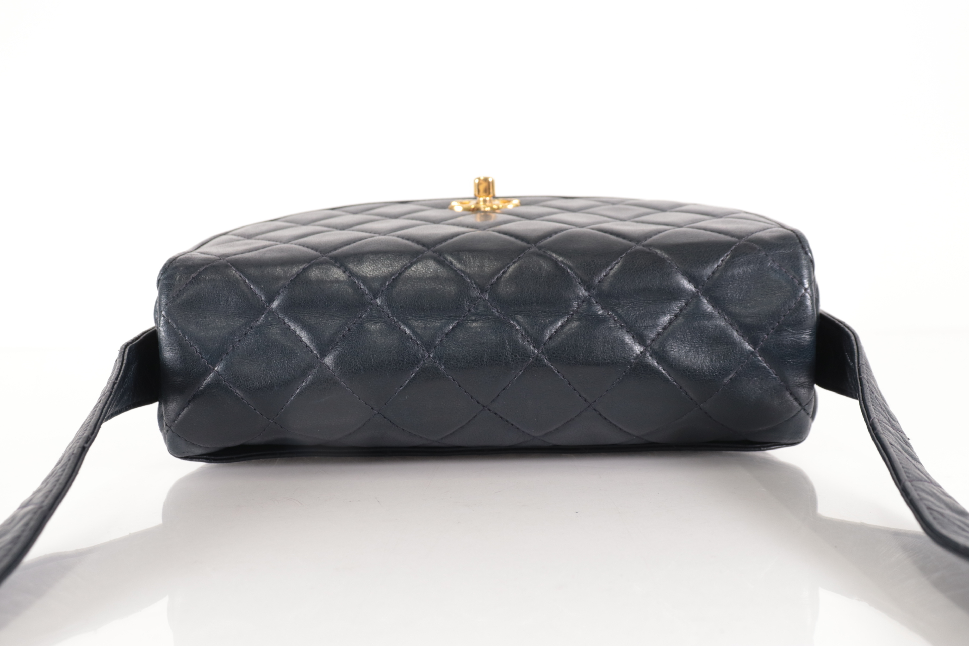 Bijou Coco Lambskin Shoulder Bag, Navy, Series 2 — view 6