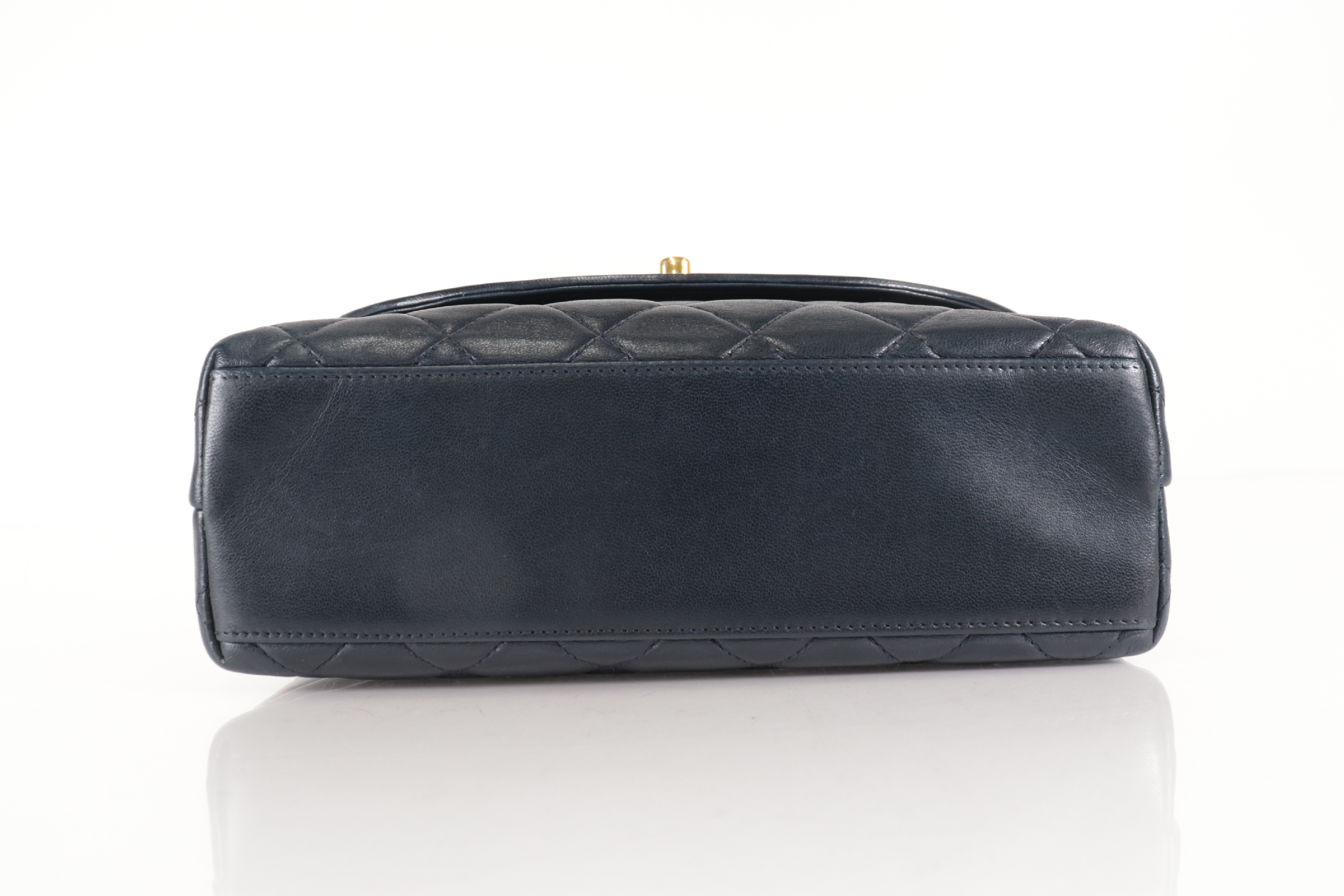 Bijou Coco Lambskin Shoulder Bag, Navy, Series 2 — view 7
