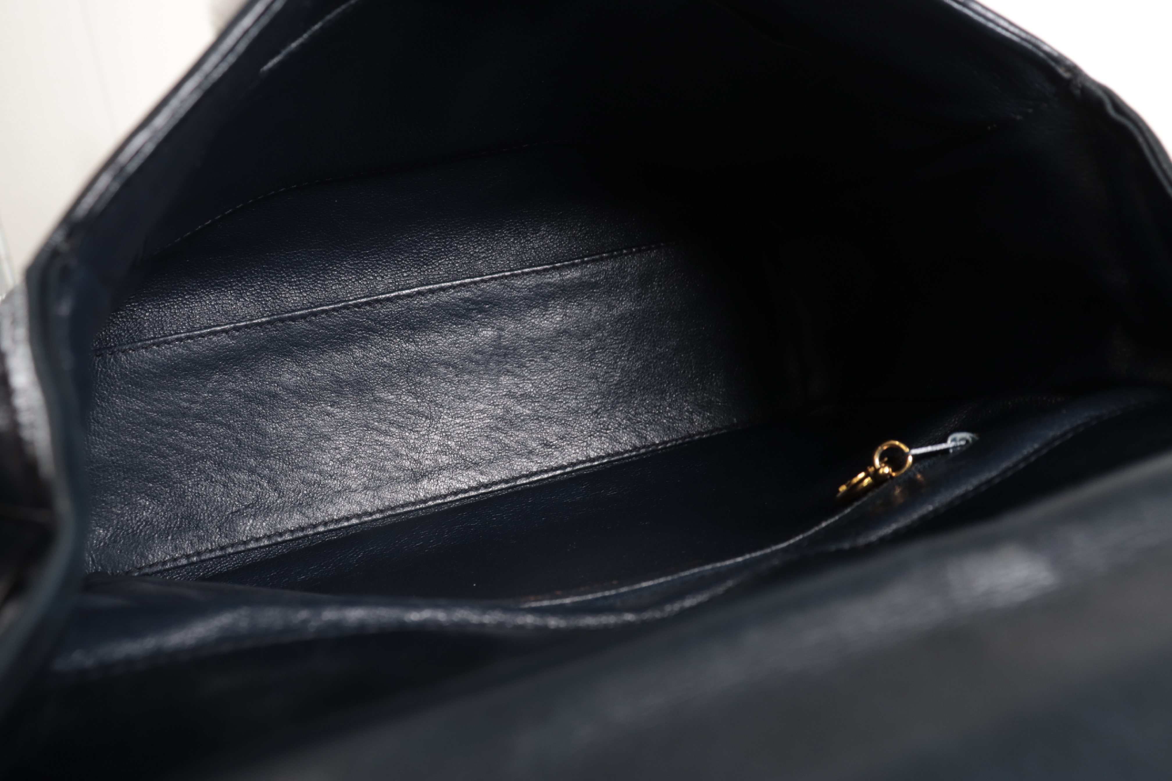 Bijou Coco Lambskin Shoulder Bag, Navy, Series 2 — view 9