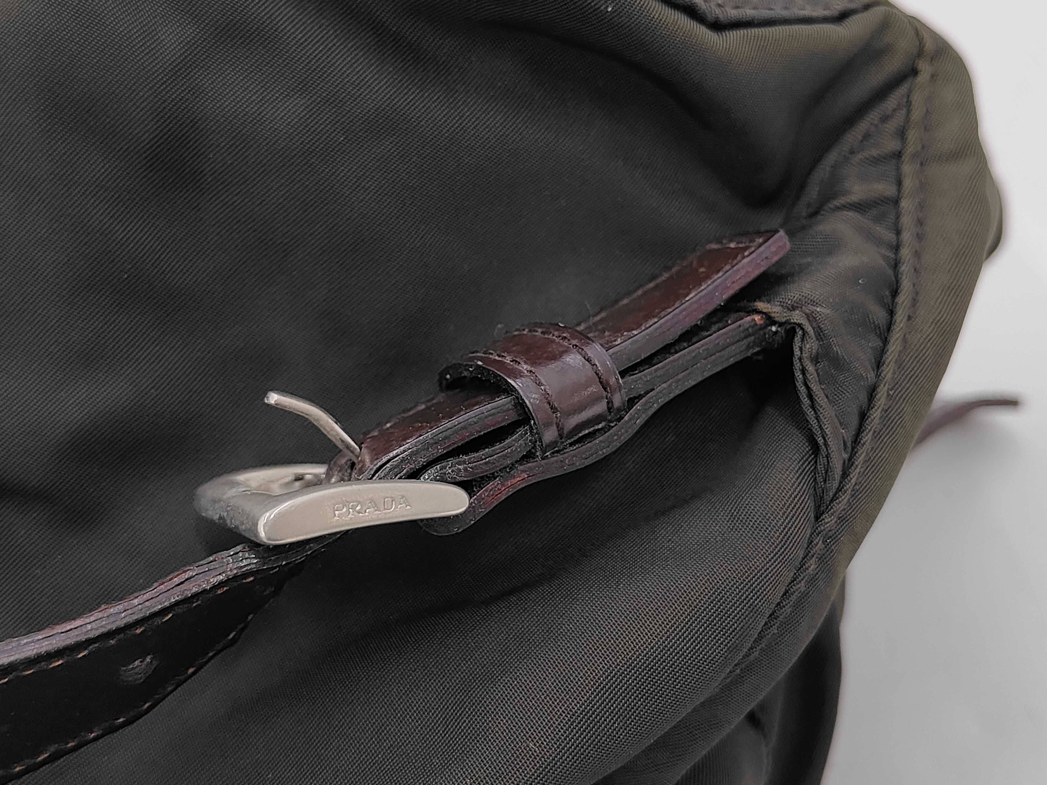 nylon backpack, khaki bag, rucksack. — view 8