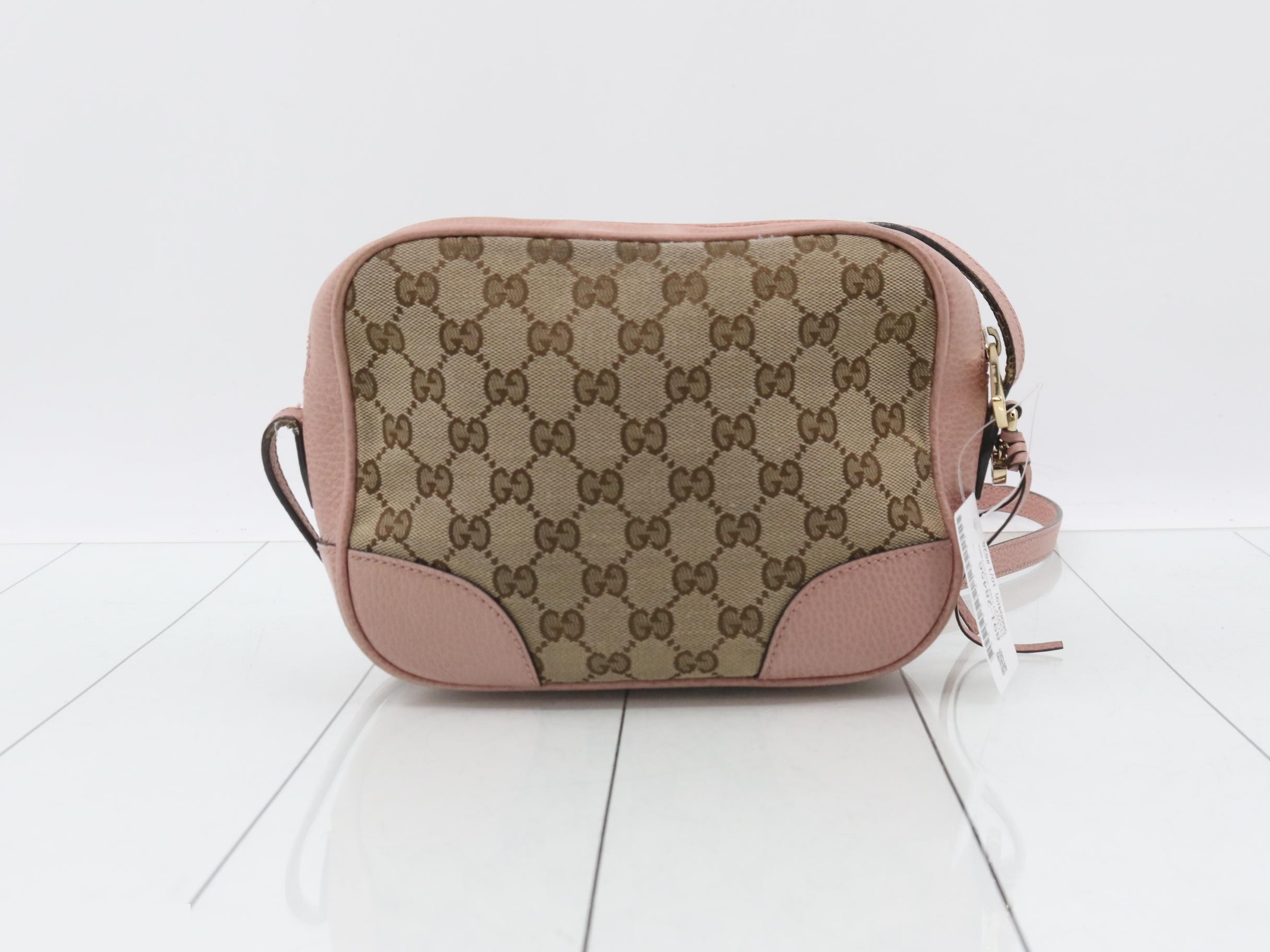 canvas shoulder bag, pink, 449413, 213317 — view 2