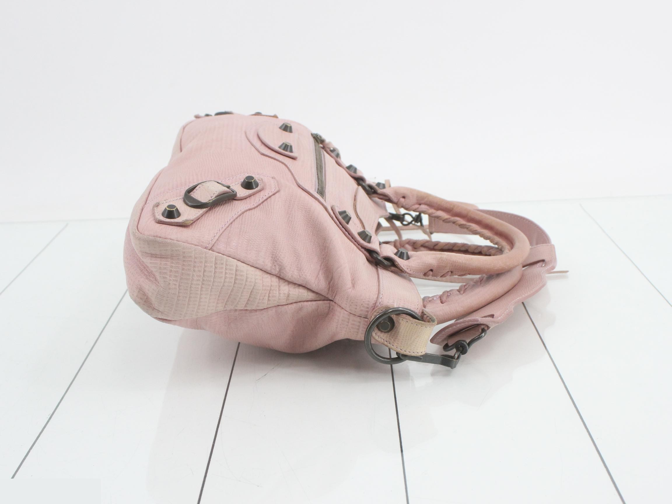 The City 2-Way Bag with Shoulder Strap, Pink, with Mirror — view 3