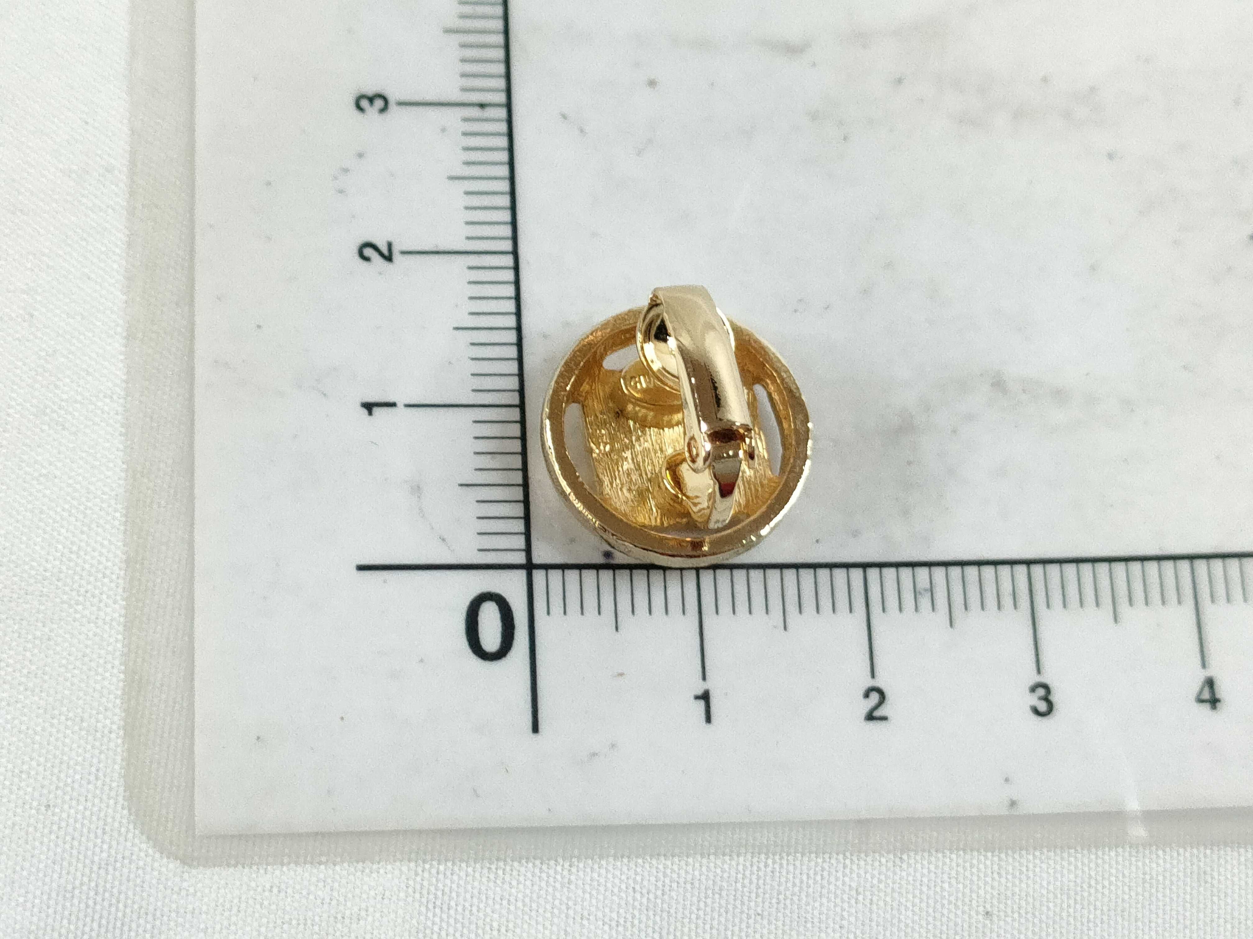 4G Logo Circle Gold Earrings — view 8