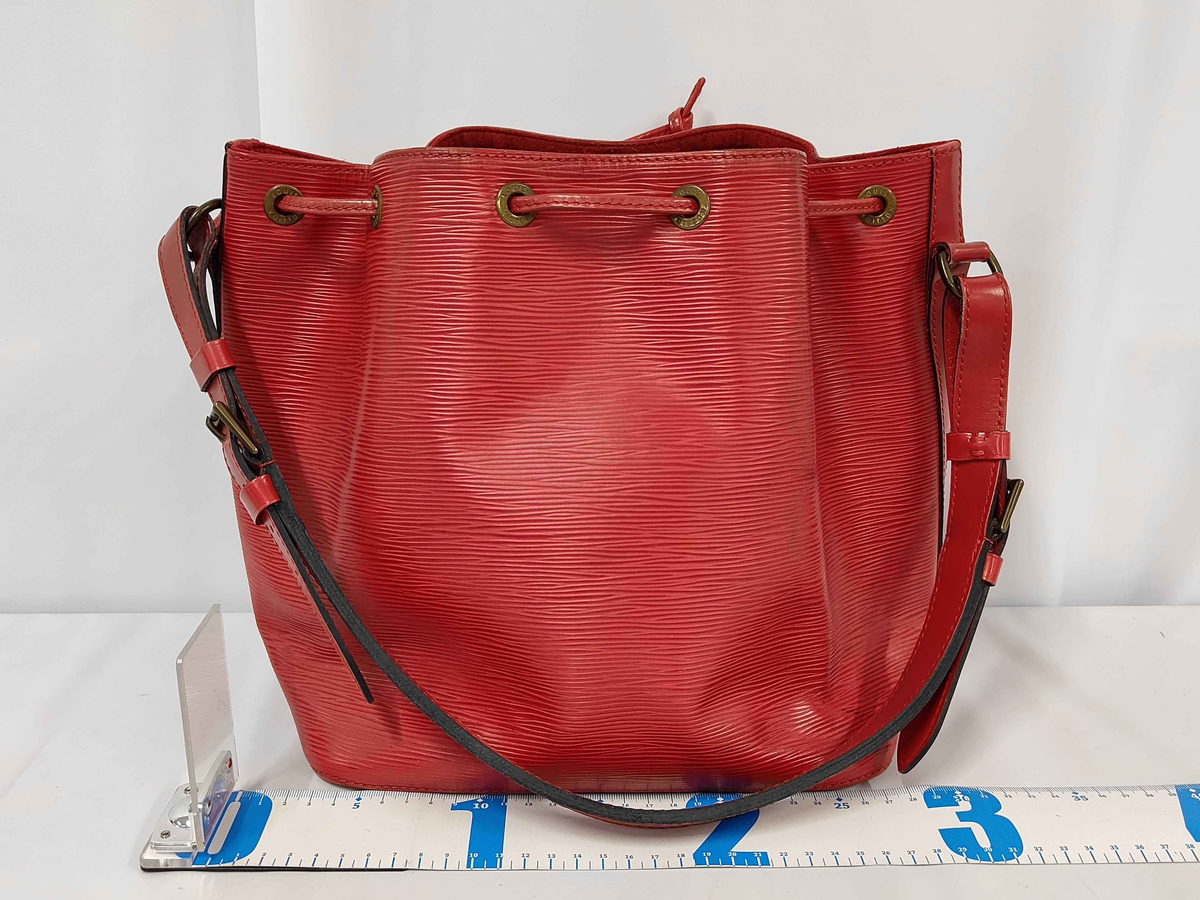 Epi Noe Red Shoulder Bag — view 2