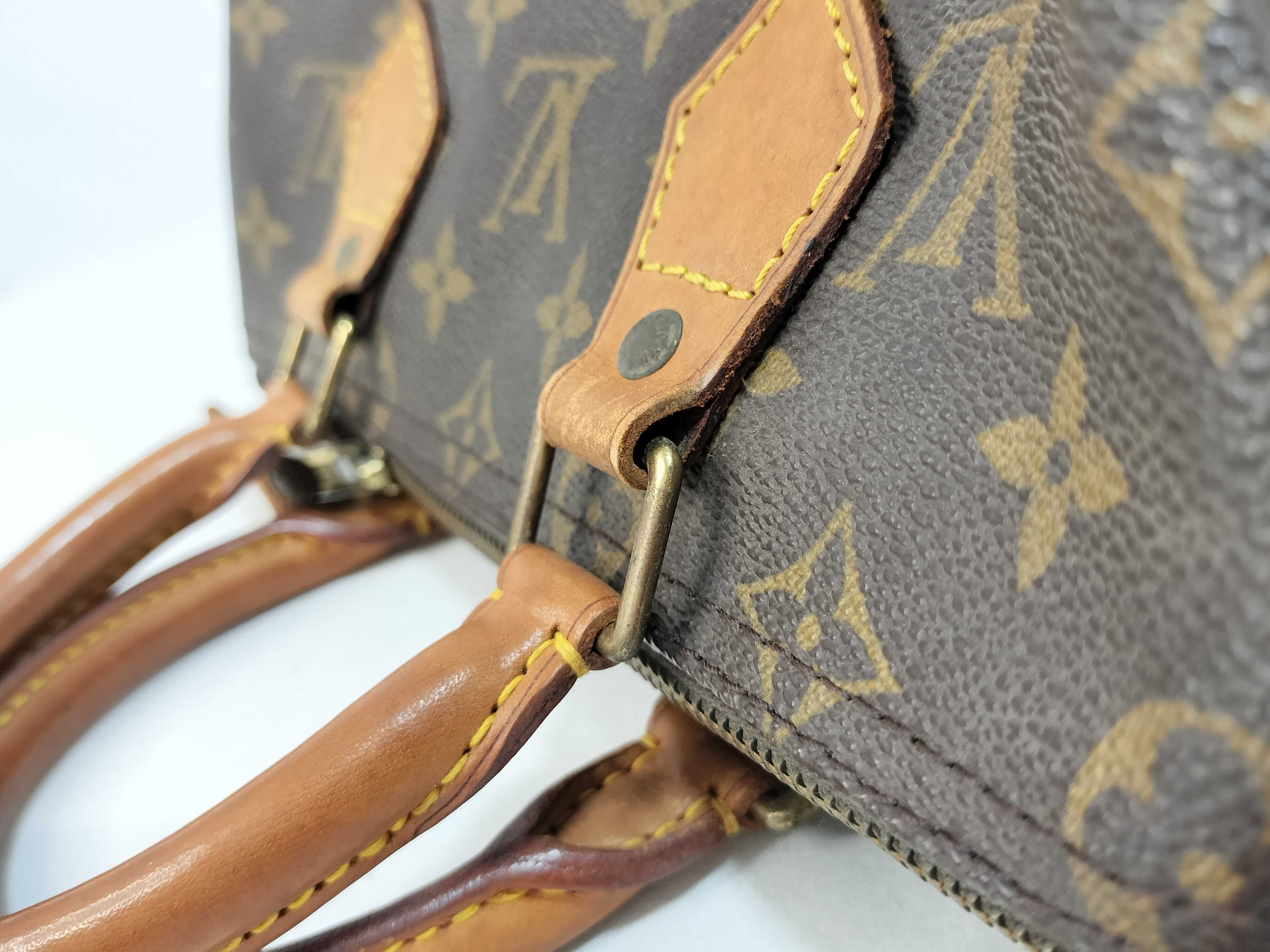 Monogram Louis Vuitton Speedy 25 Monogram Handbag Mini Boston Handbag — view 5