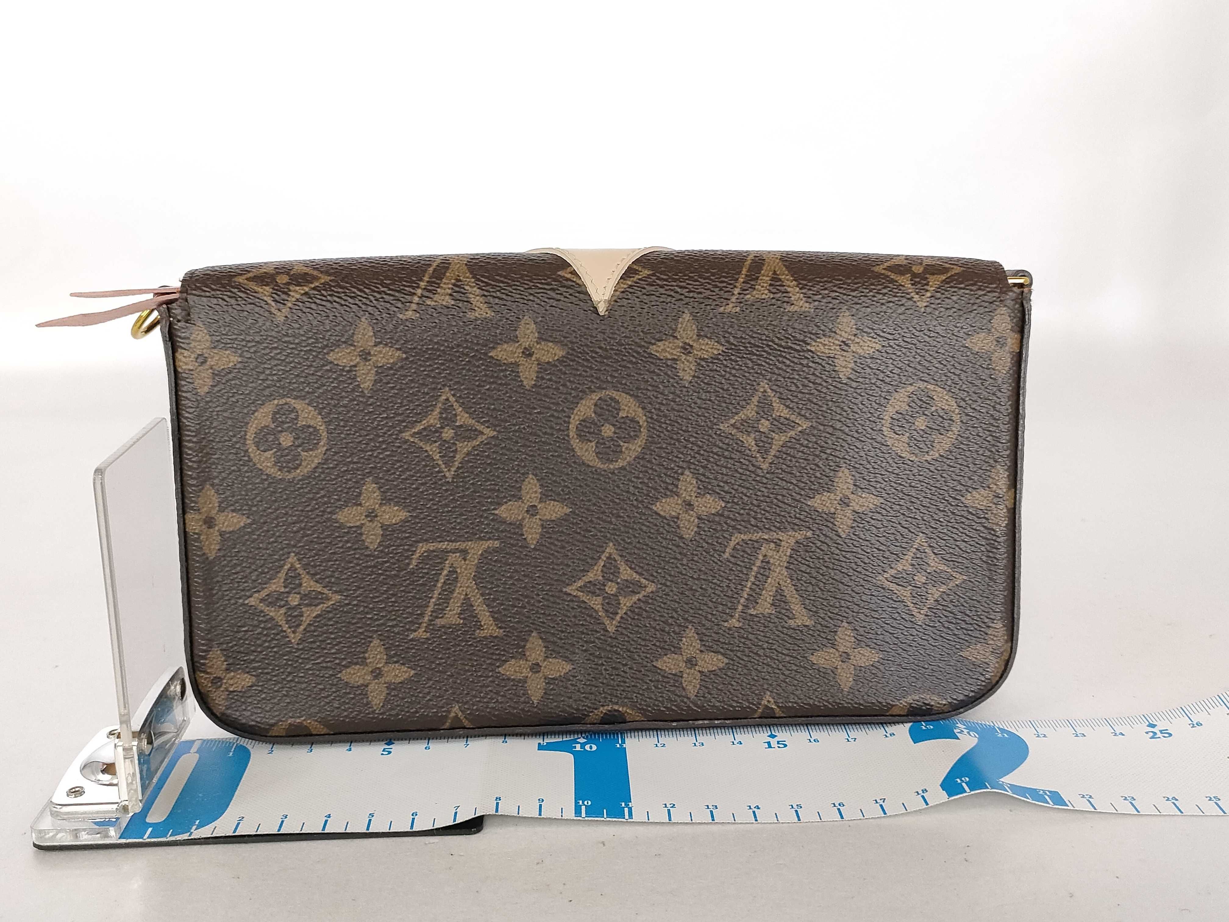 Monogram Louis Vuitton Chain Shoulder Bag — view 2