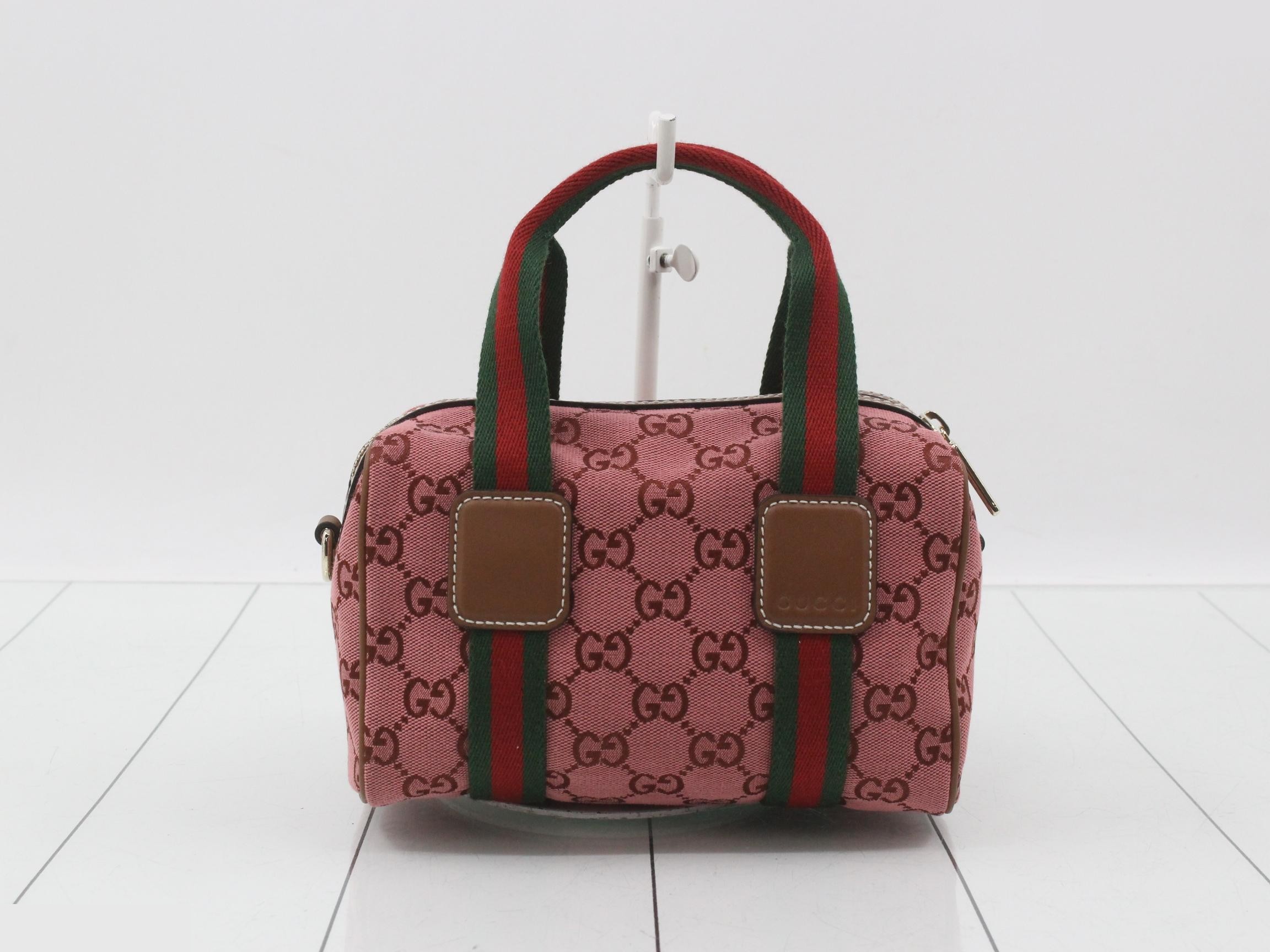 Unused GG Canvas 2-Way Boston Bag — view 2