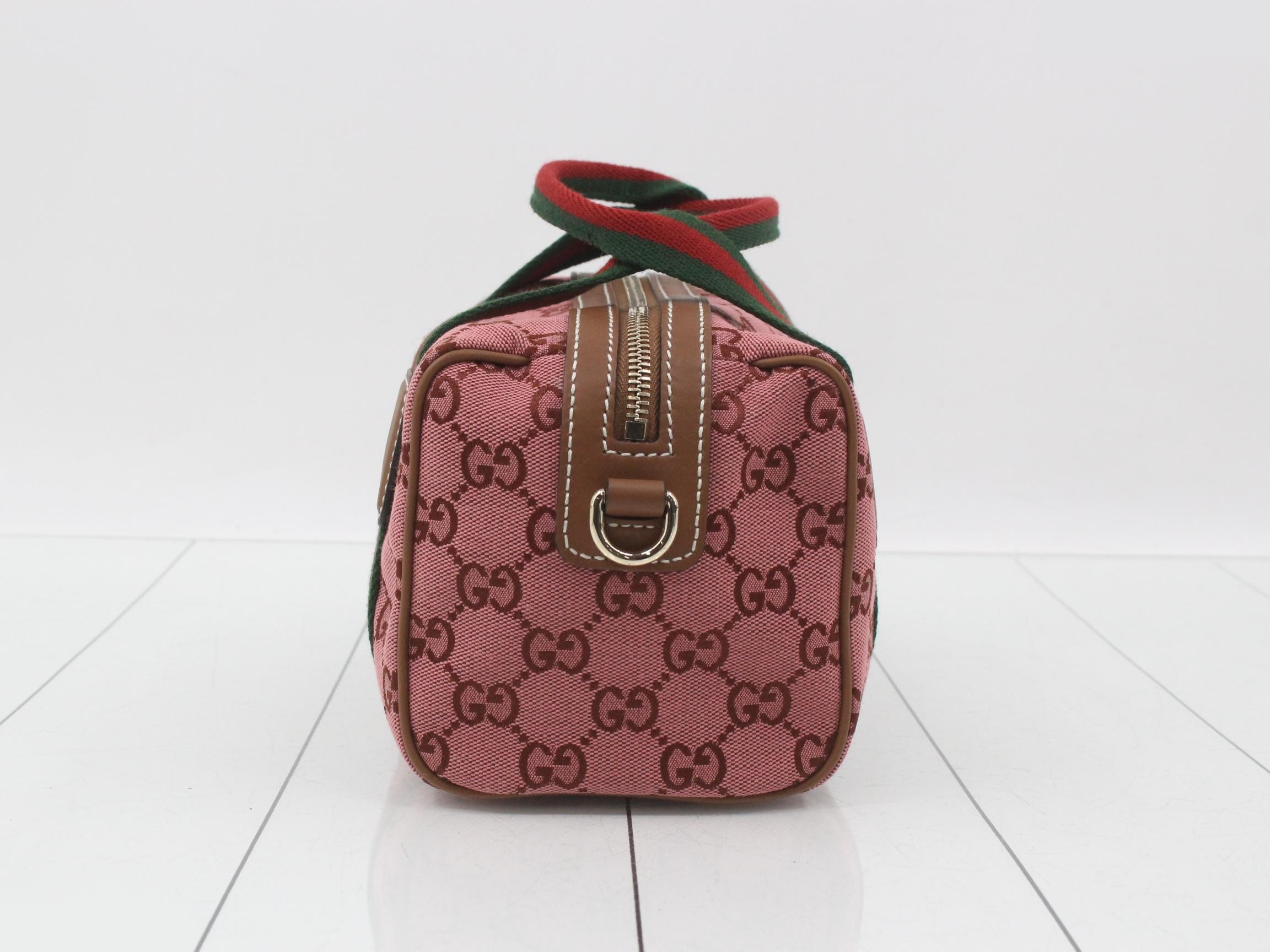 Unused GG Canvas 2-Way Boston Bag — view 3