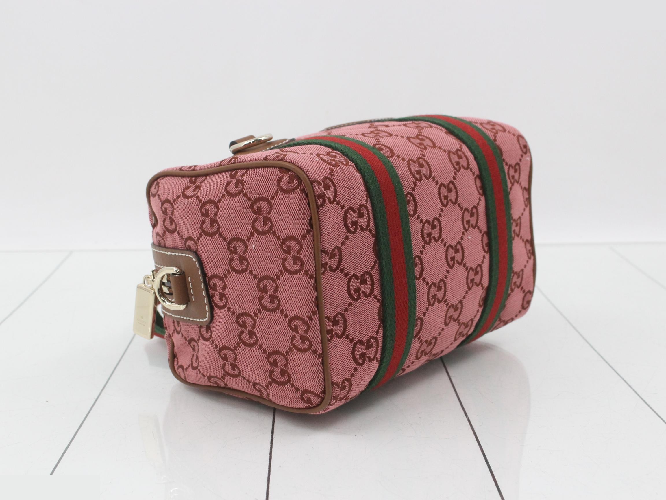 Unused GG Canvas 2-Way Boston Bag — view 5