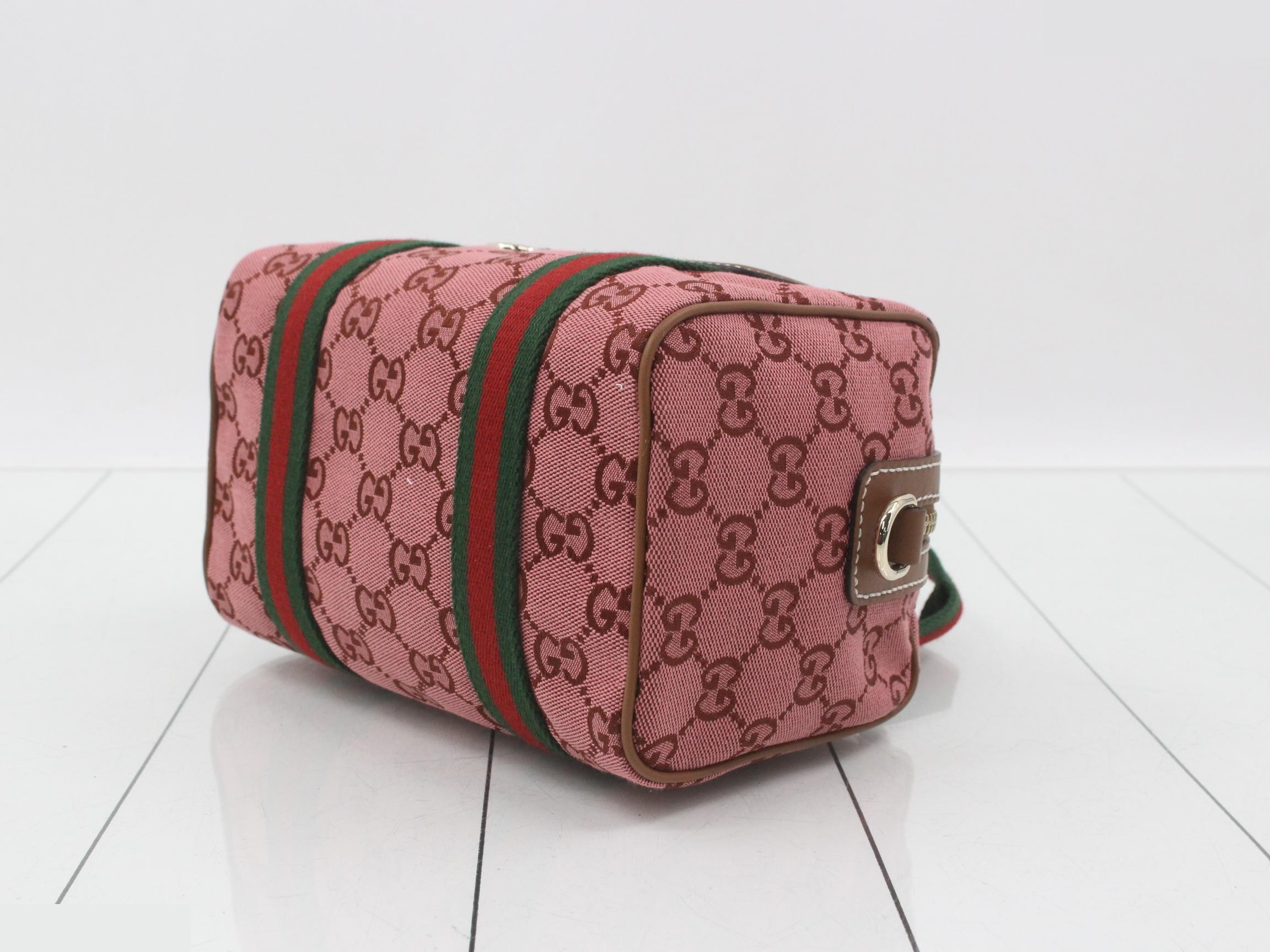 Unused GG Canvas 2-Way Boston Bag — view 6