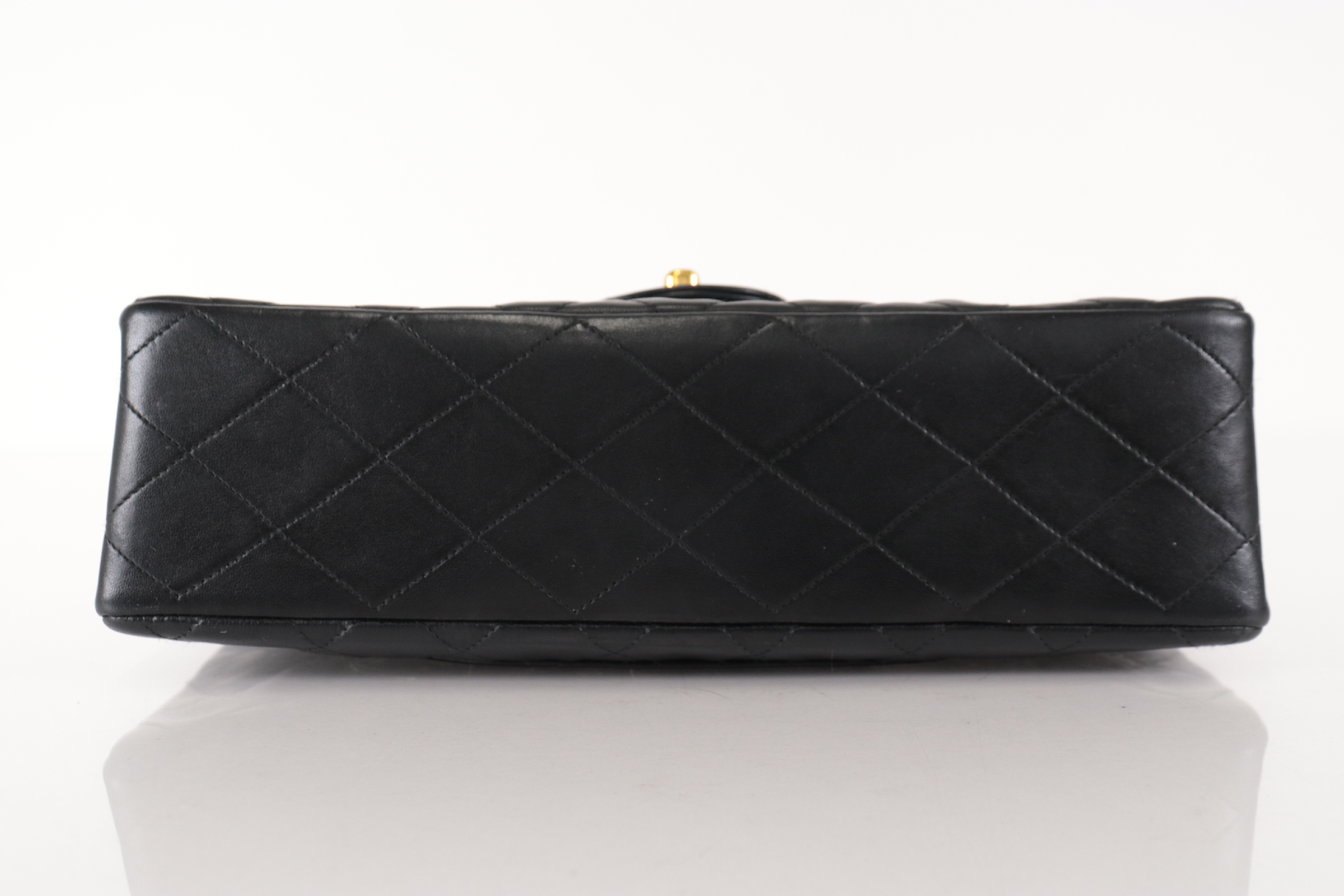 Lambskin Double Flap Chain Shoulder Bag (Serial Number 0) — view 6