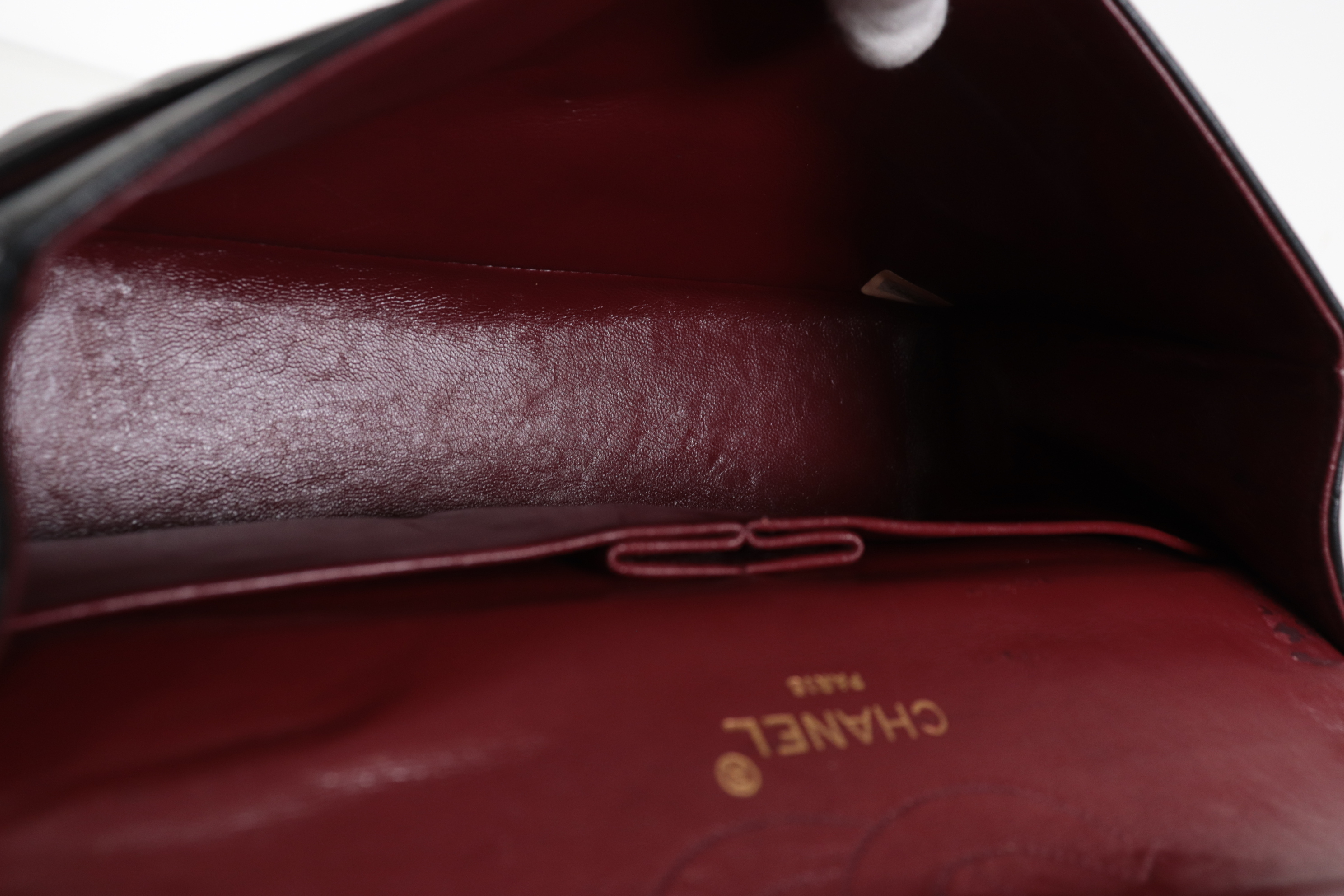 Lambskin Double Flap Chain Shoulder Bag (Serial Number 0) — view 8