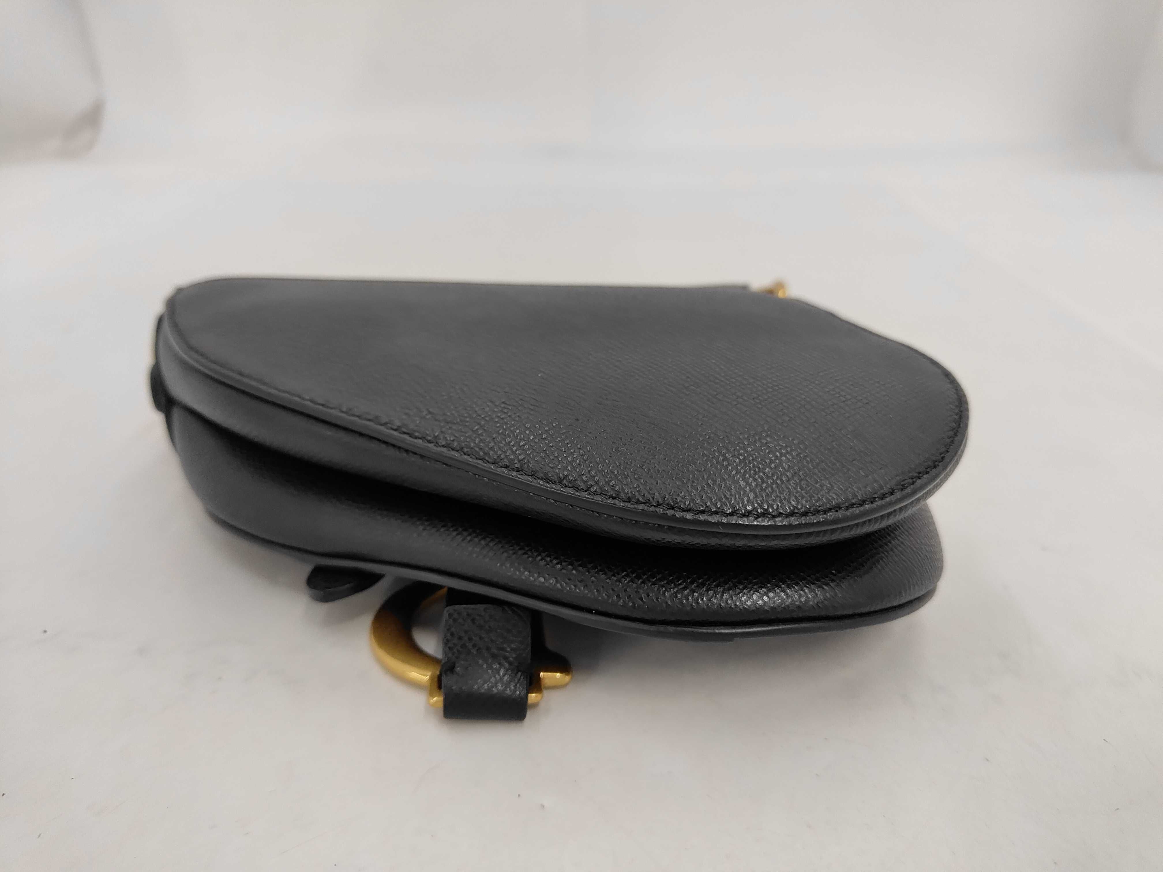 handbag, saddle color, black. — view 3