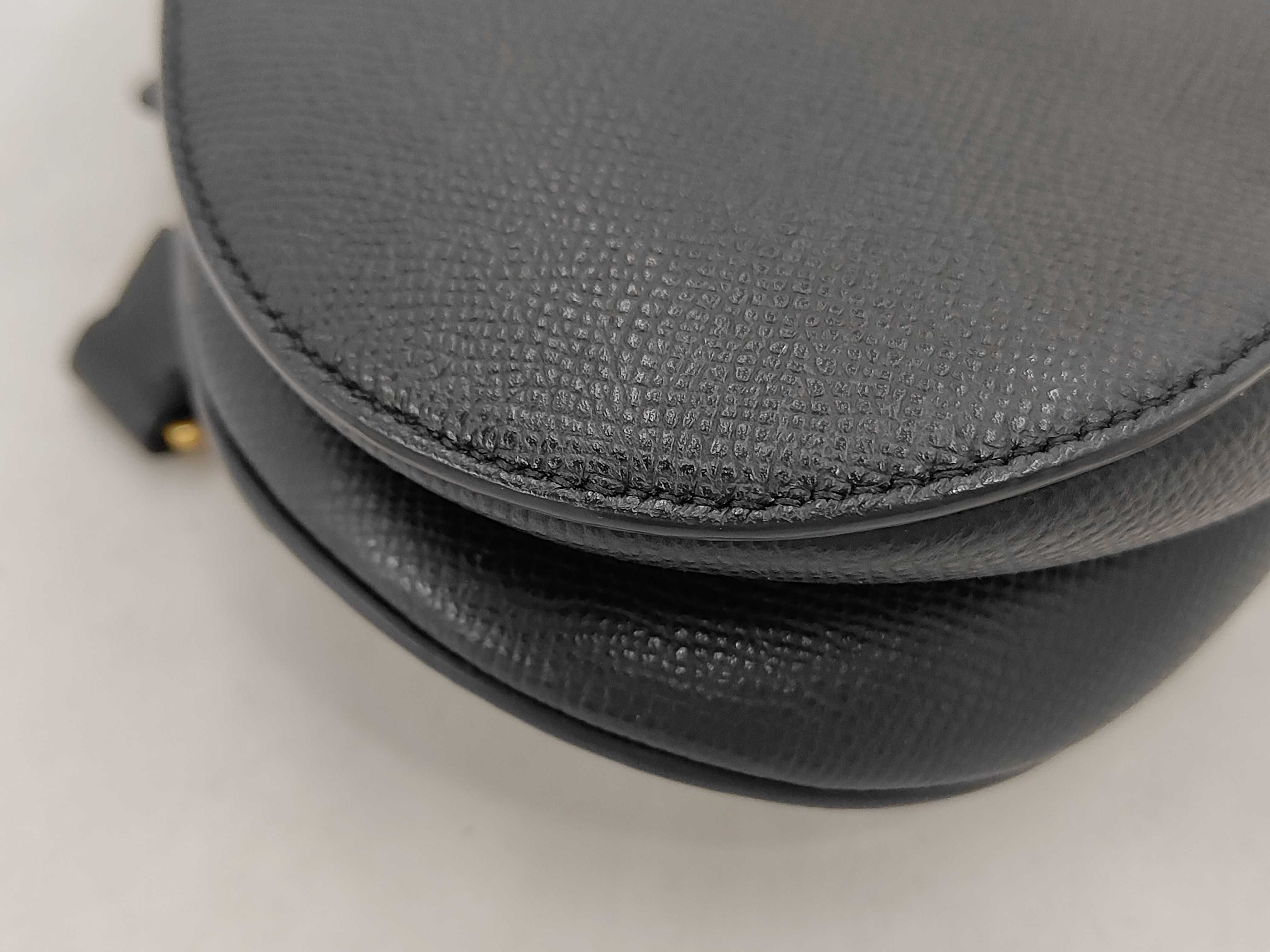 handbag, saddle color, black. — view 4