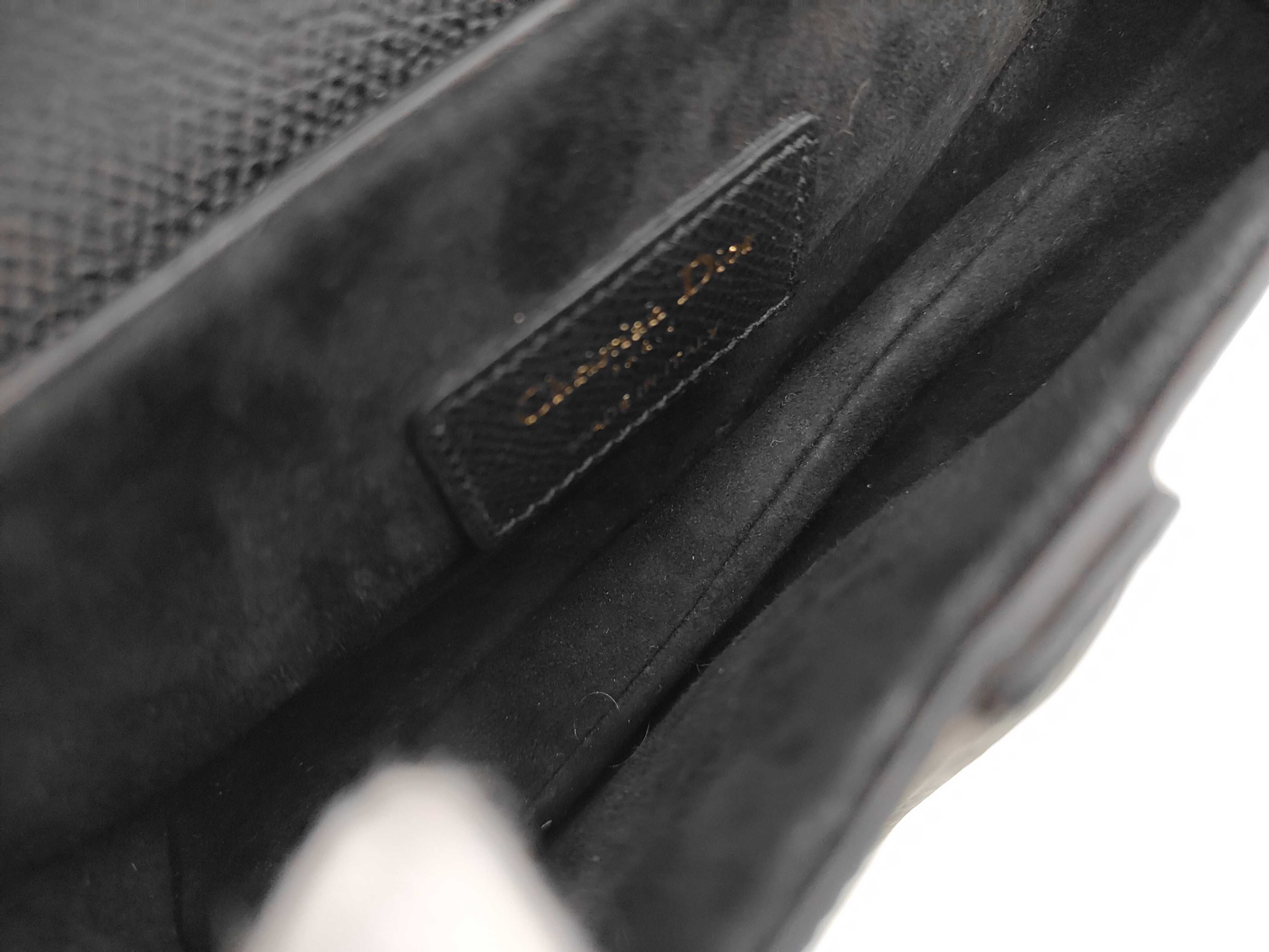 handbag, saddle color, black. — view 9